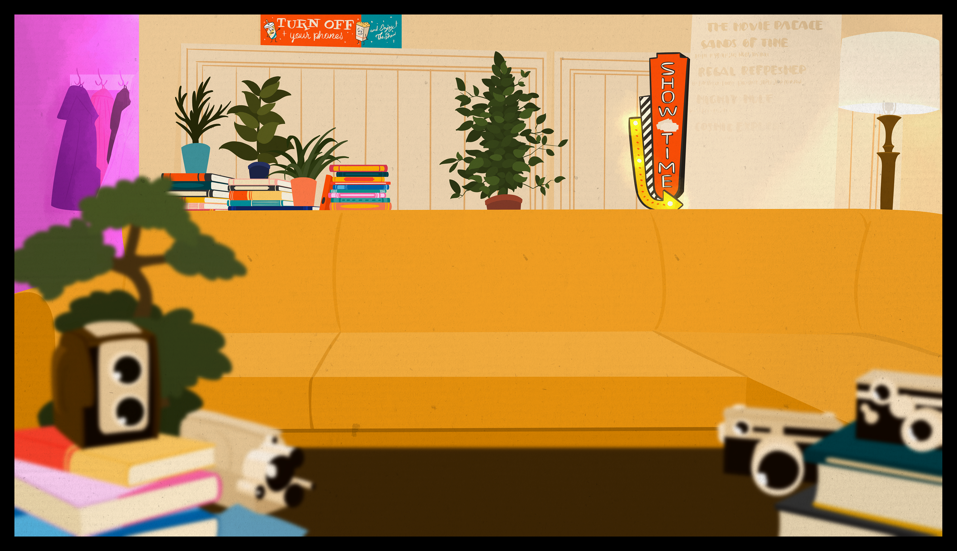 The Movie Palace background, 2025