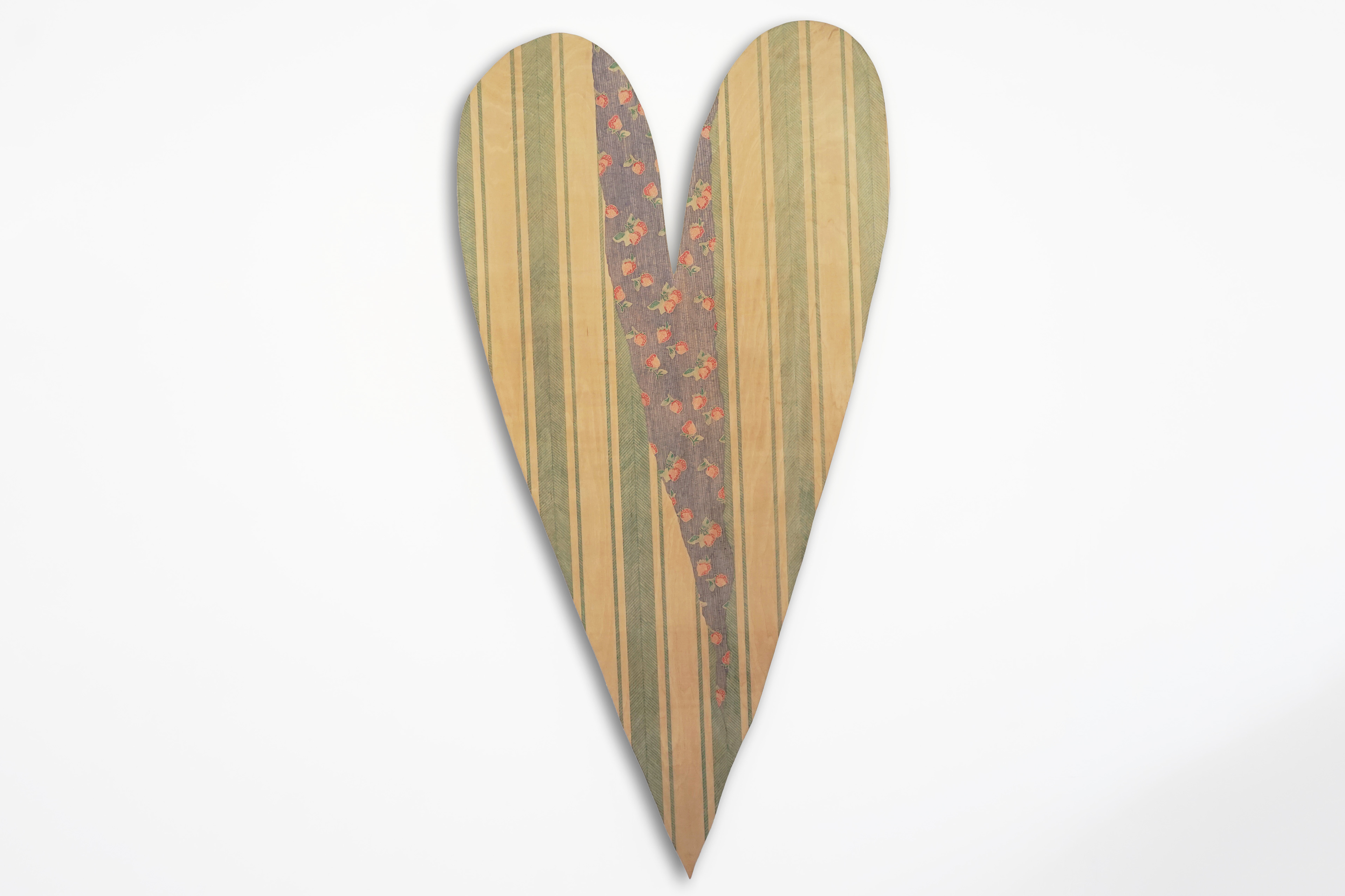 lovebites, Anais Comer, Biro on plywood, 234 x 114 x 1.2 cm, 2025