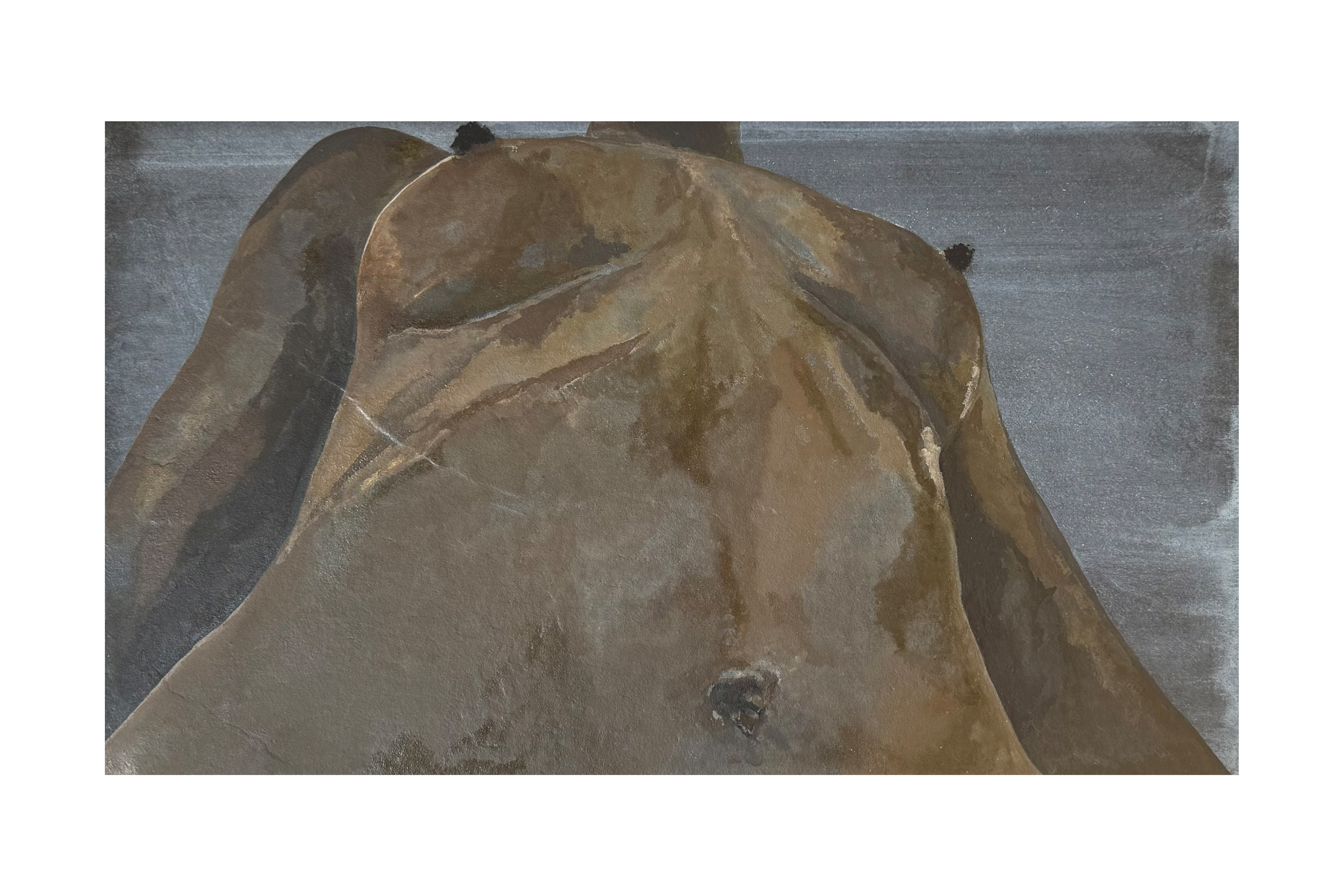 Terrain, Monica Okello, Oil on Concrete 20 x 30 cm, 2025