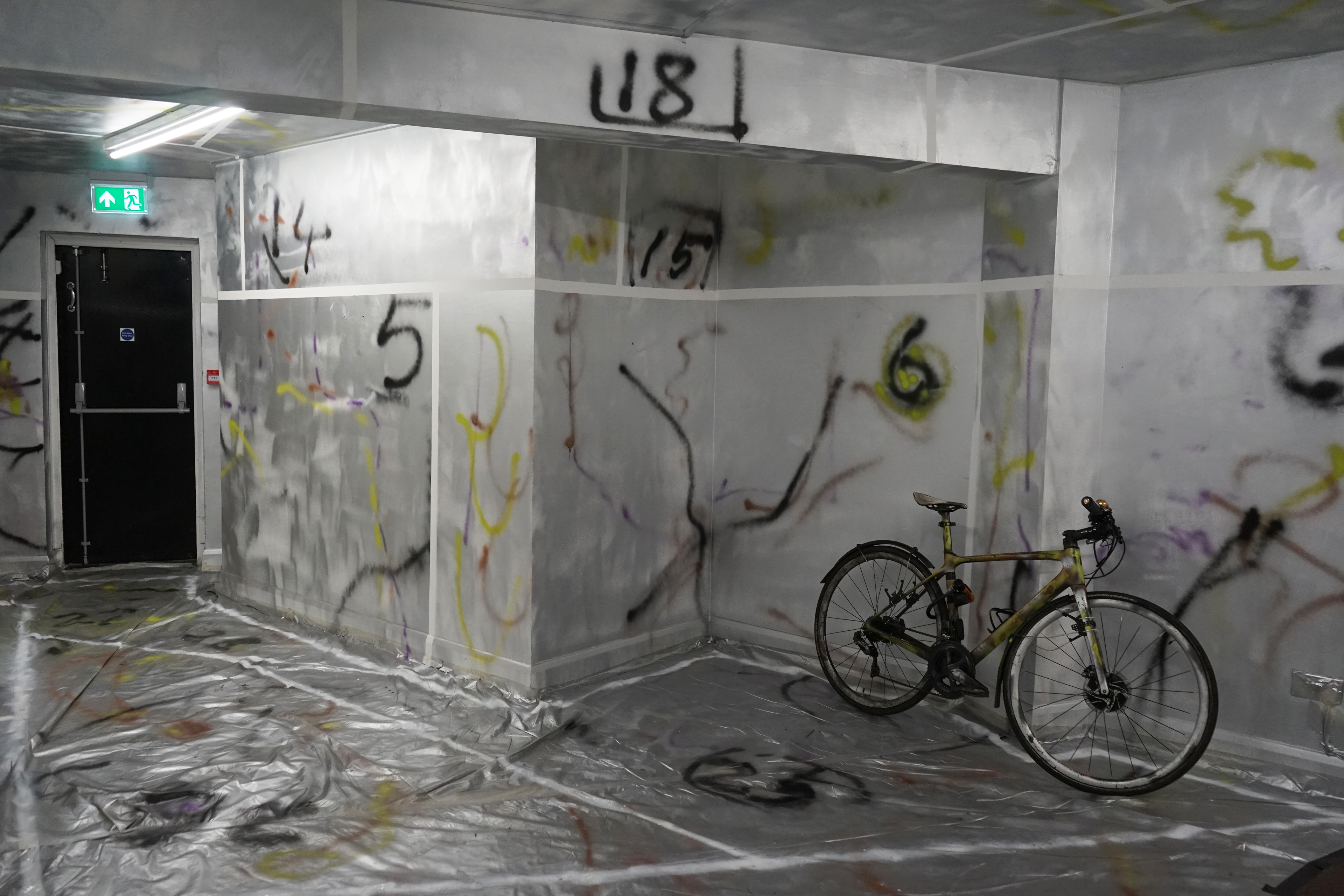 'P-1 x 28,' Ho-sa Wang, Installation shot, Dimensions variable 
