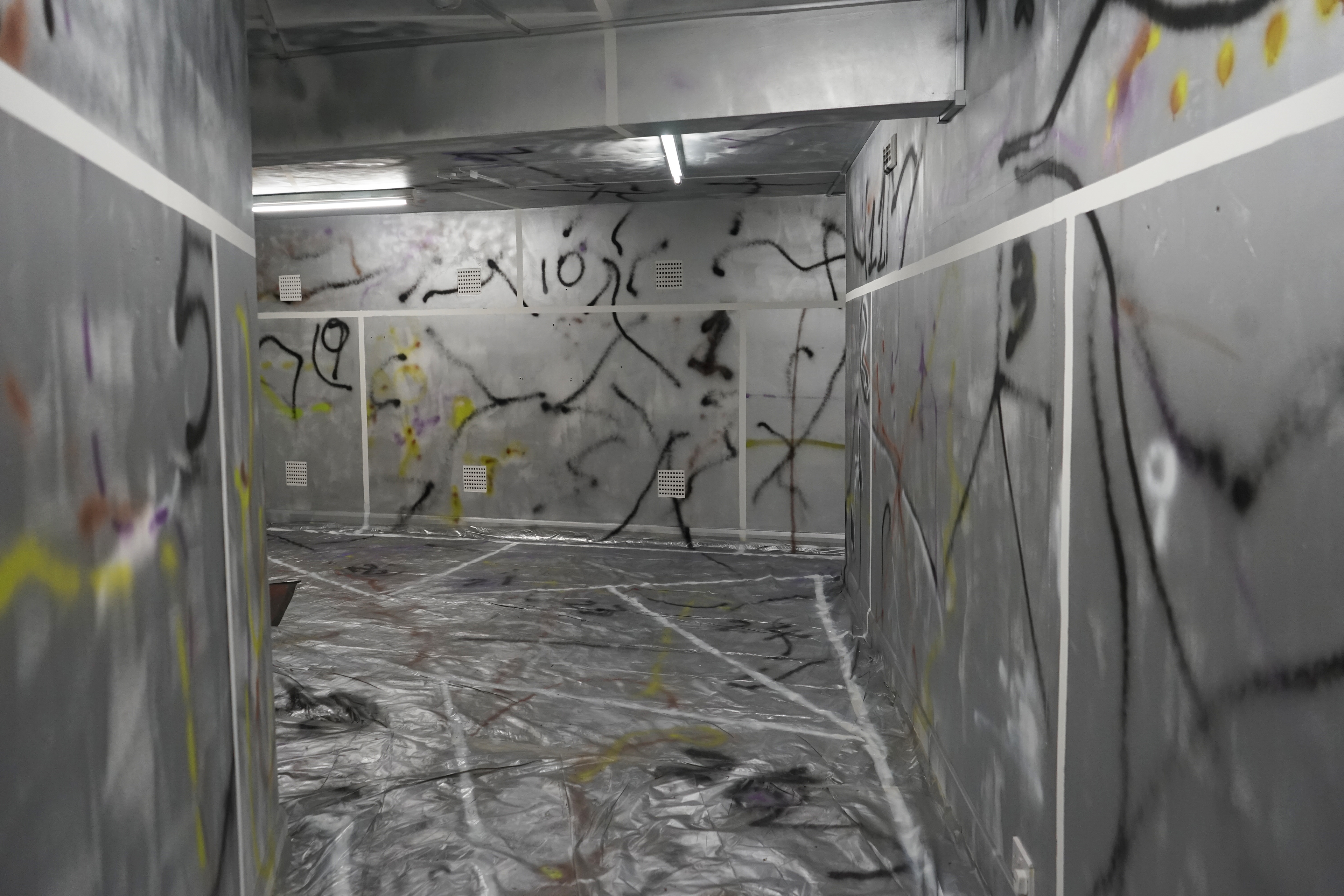 'P-1 x 28,' Ho-sa Wang, Installation shot, Dimensions variable 