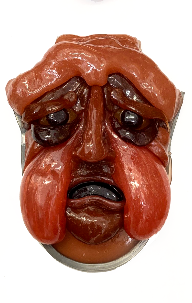 Sophie Lloyd, Trophy Head 02, Sugar and Lead, 21.5 x 16 x 5.5 cm