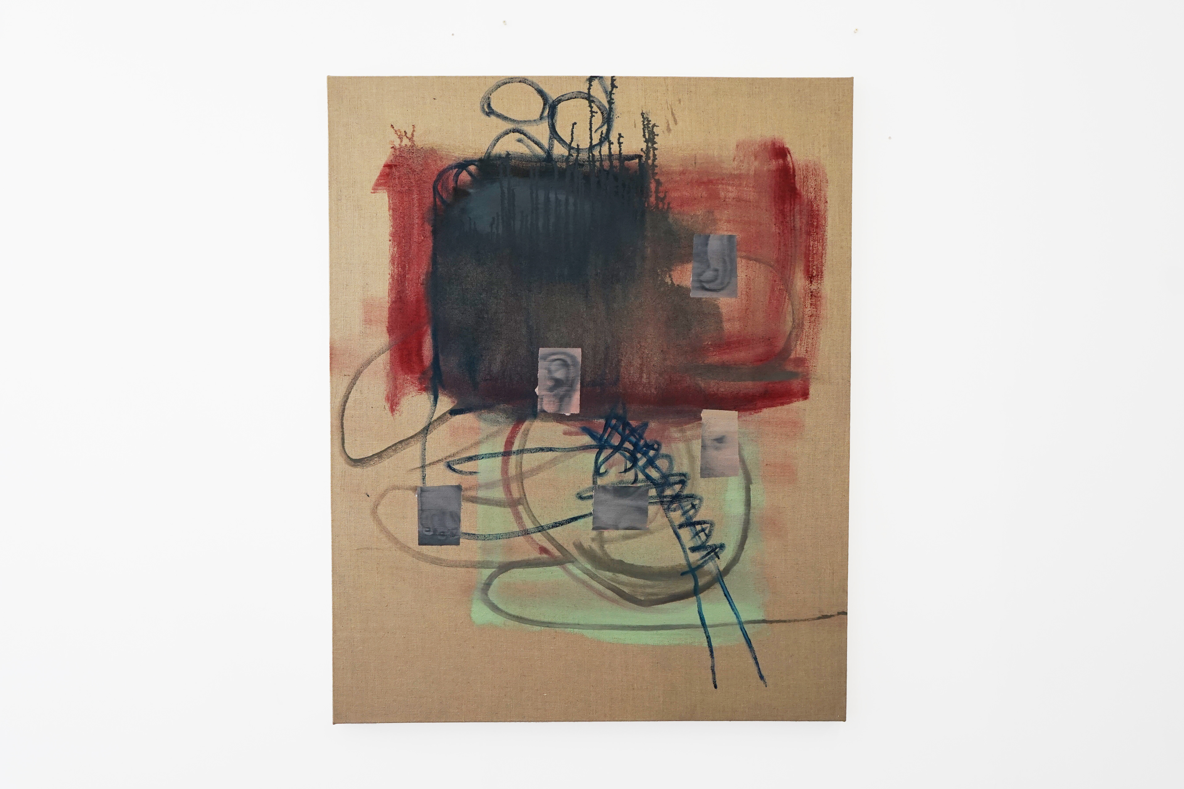 Snapshot, Hester Finch Oil on jute, 150 x 120cm, 2025
