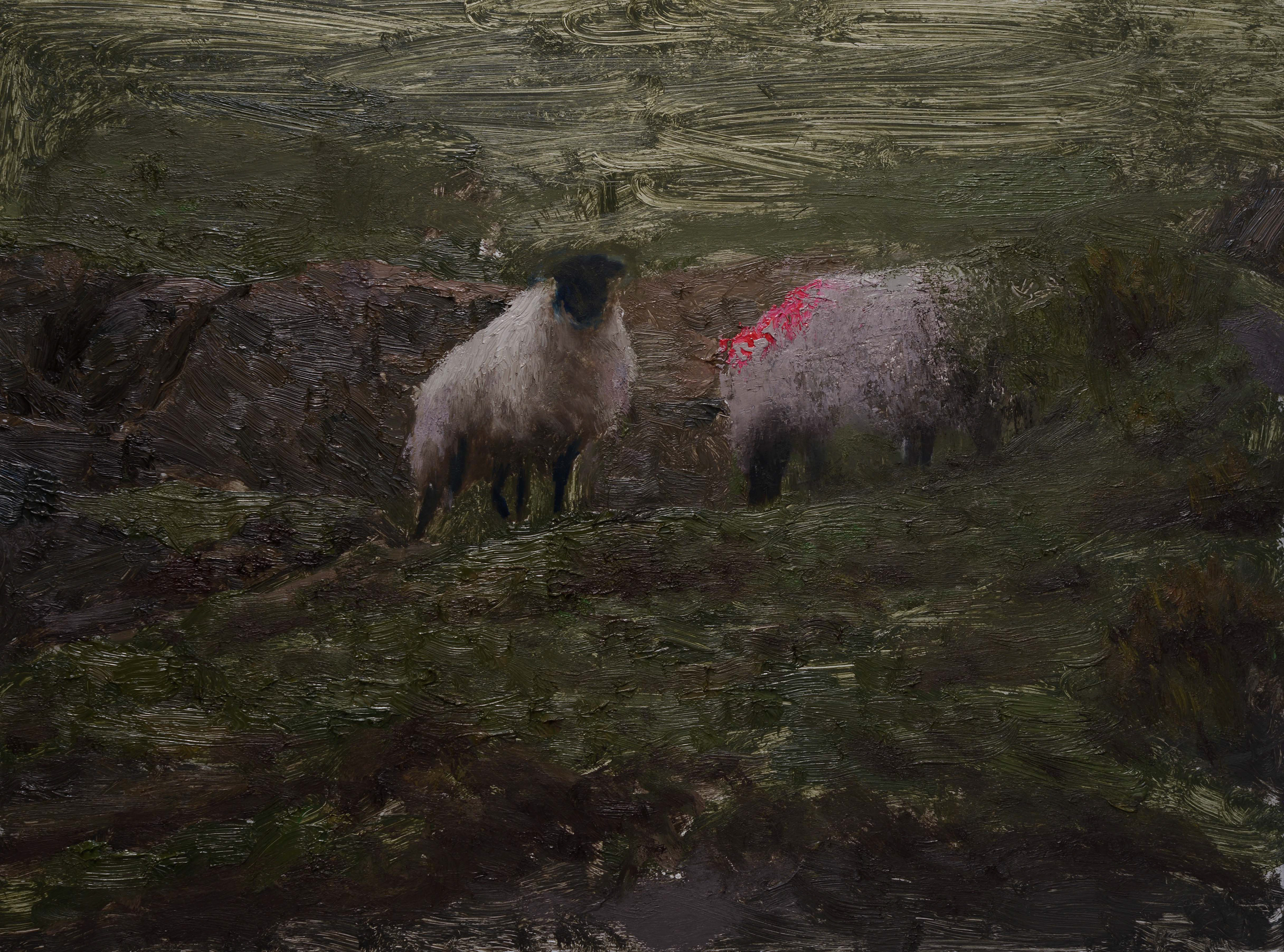 Naked Island 96, William Reinsch, Oil on aluminium, 30 x 40 cm, 2025