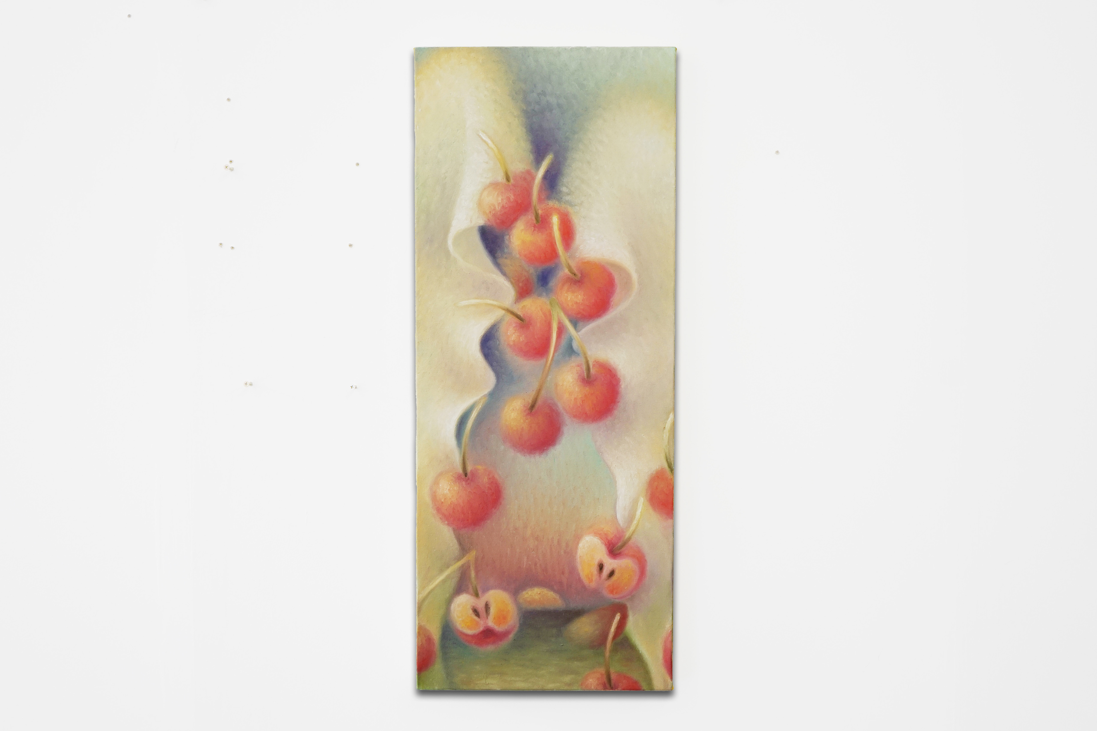 Cascade, Kate Burling, Oil on Canvas, 100 x 40cm, 2025