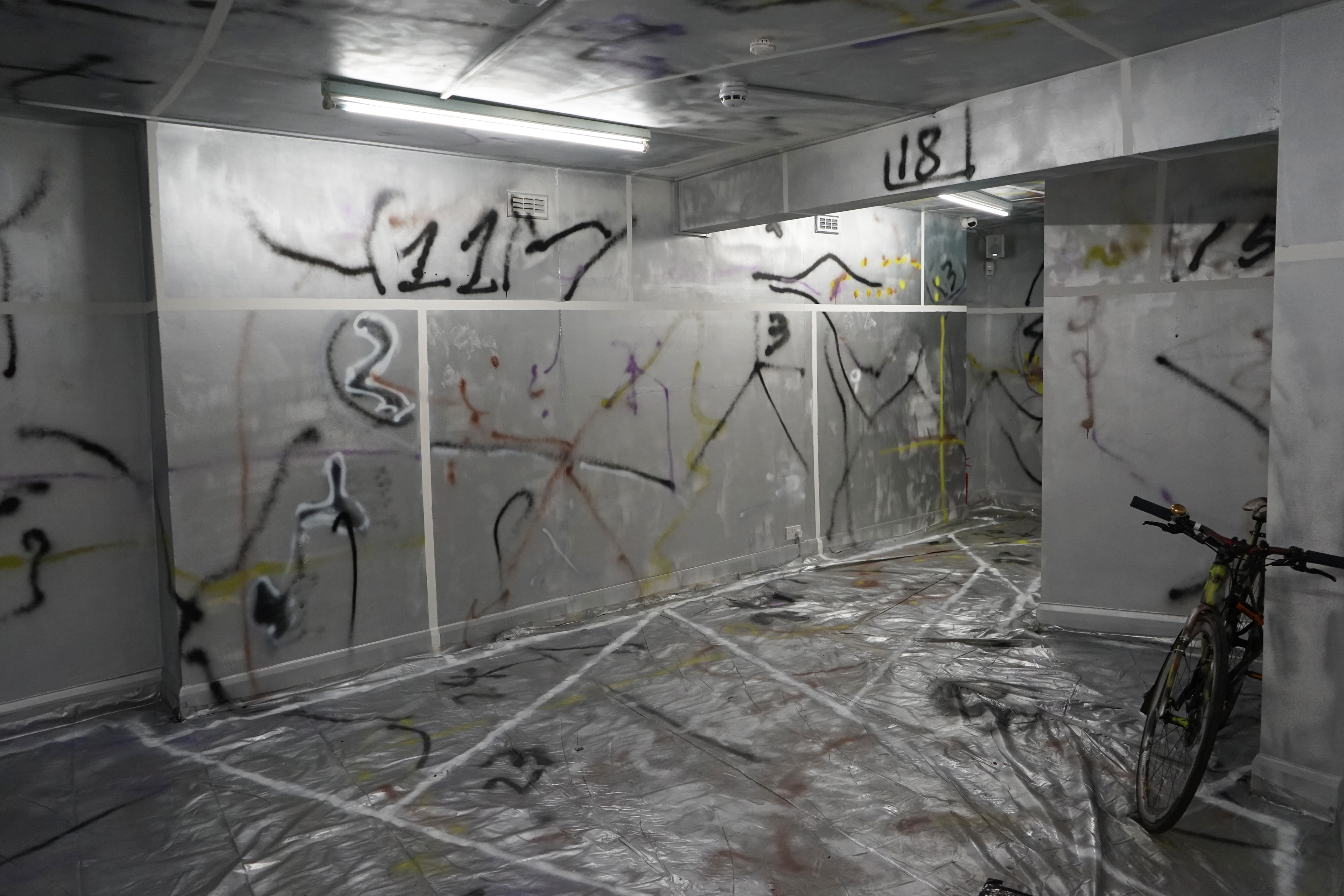 'P-1 x 28,' Ho-sa Wang, Installation shot, Dimensions variable 