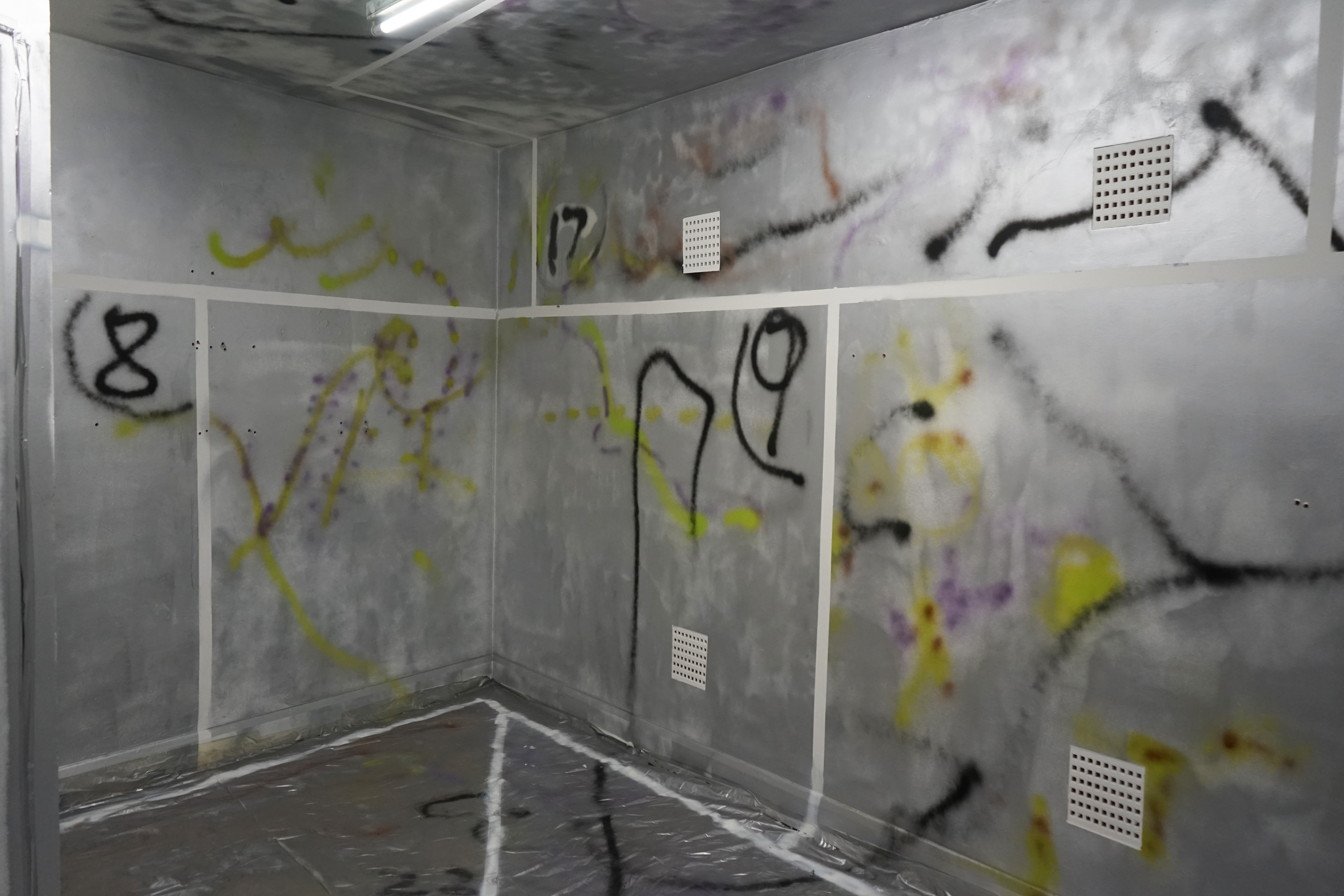 'P-1 x 28,' Ho-sa Wang, Installation shot, Dimensions variable 