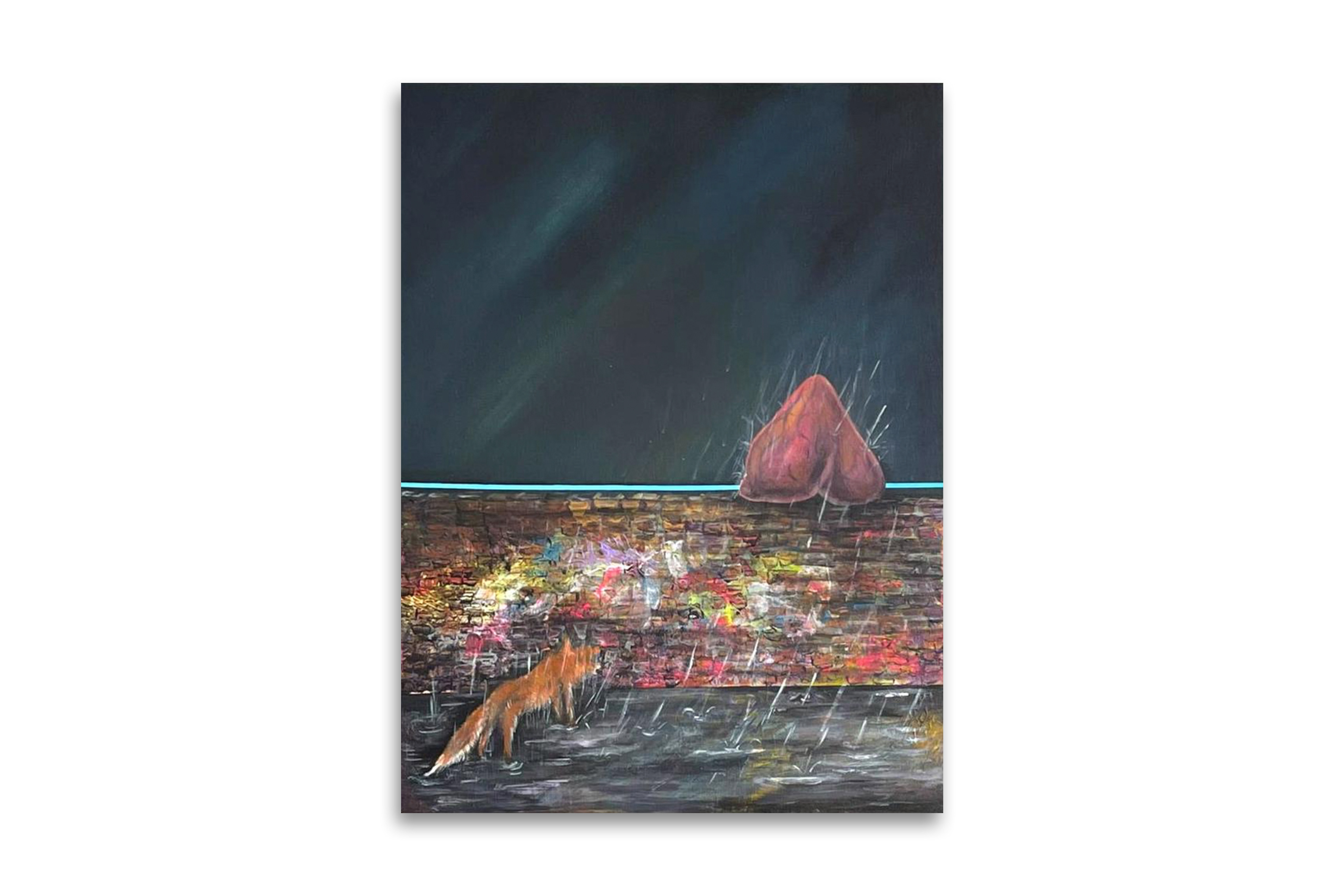 Temporary, Dohyun Baek, Acrylic on canvas 60 x 45 cm, 2025