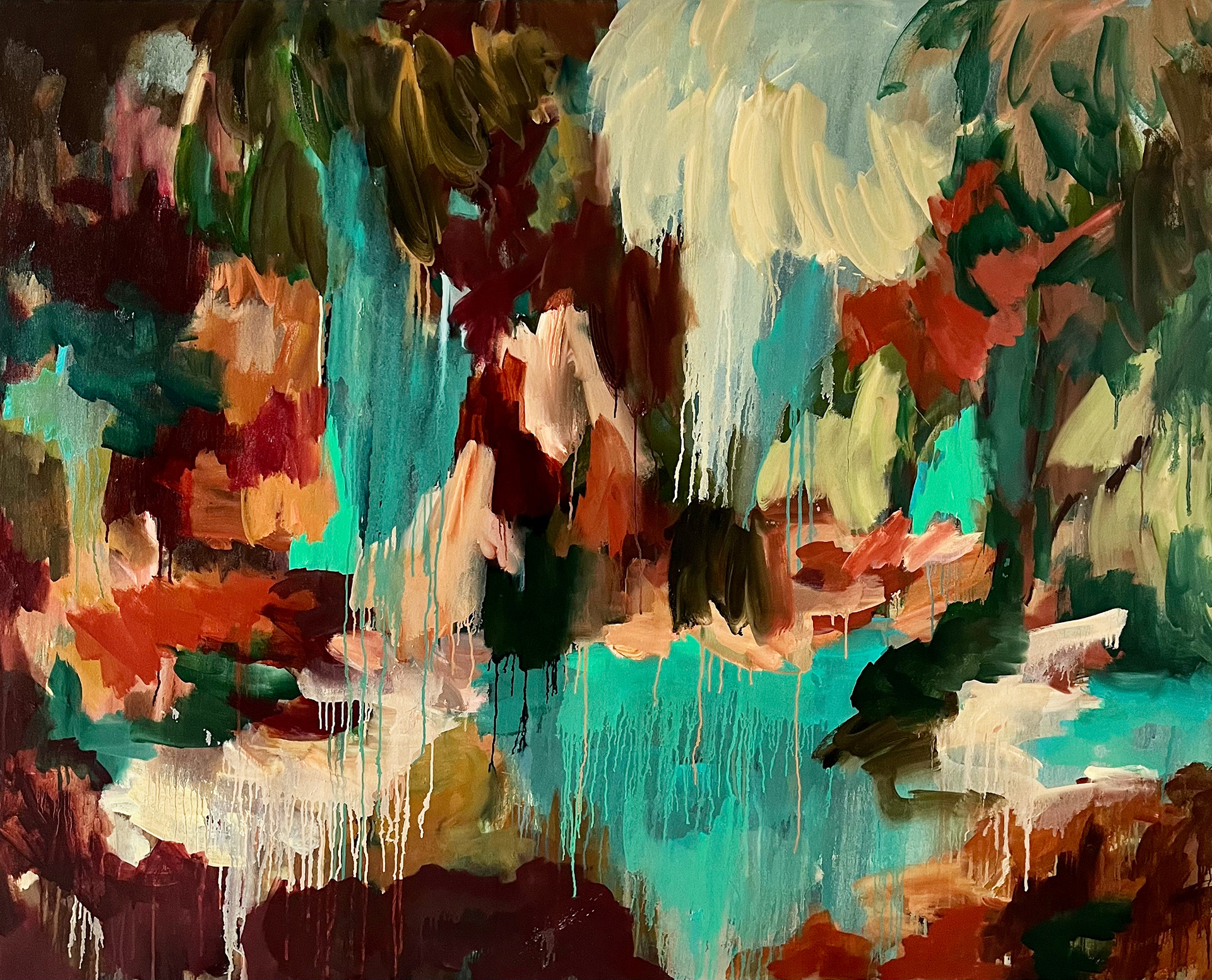 Afterglow, Mary West, 120 x 150, 2025