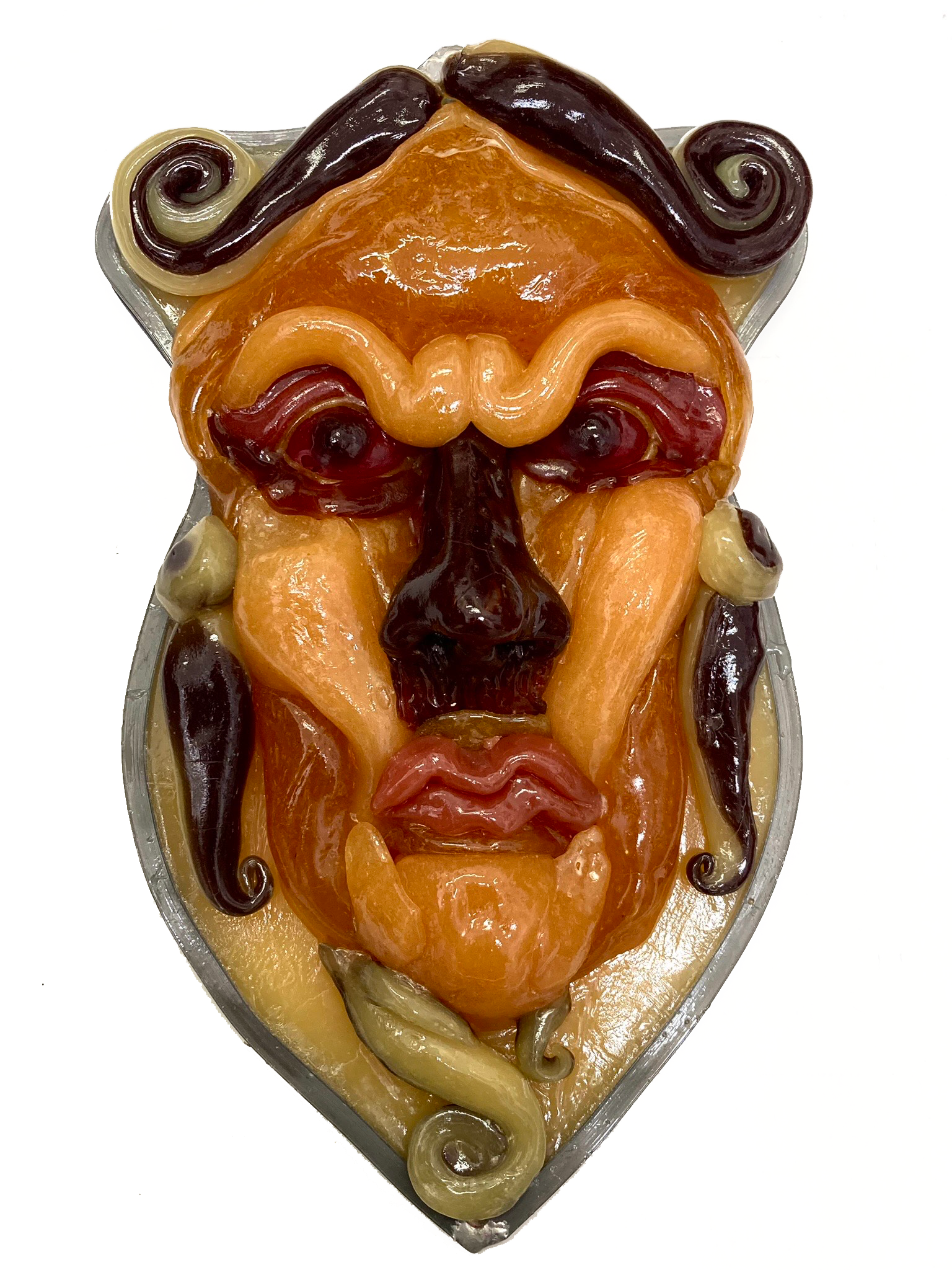Sophie Lloyd, Trophy Head 03, Sugar and Lead, 30 x 19 x 6.5 cm