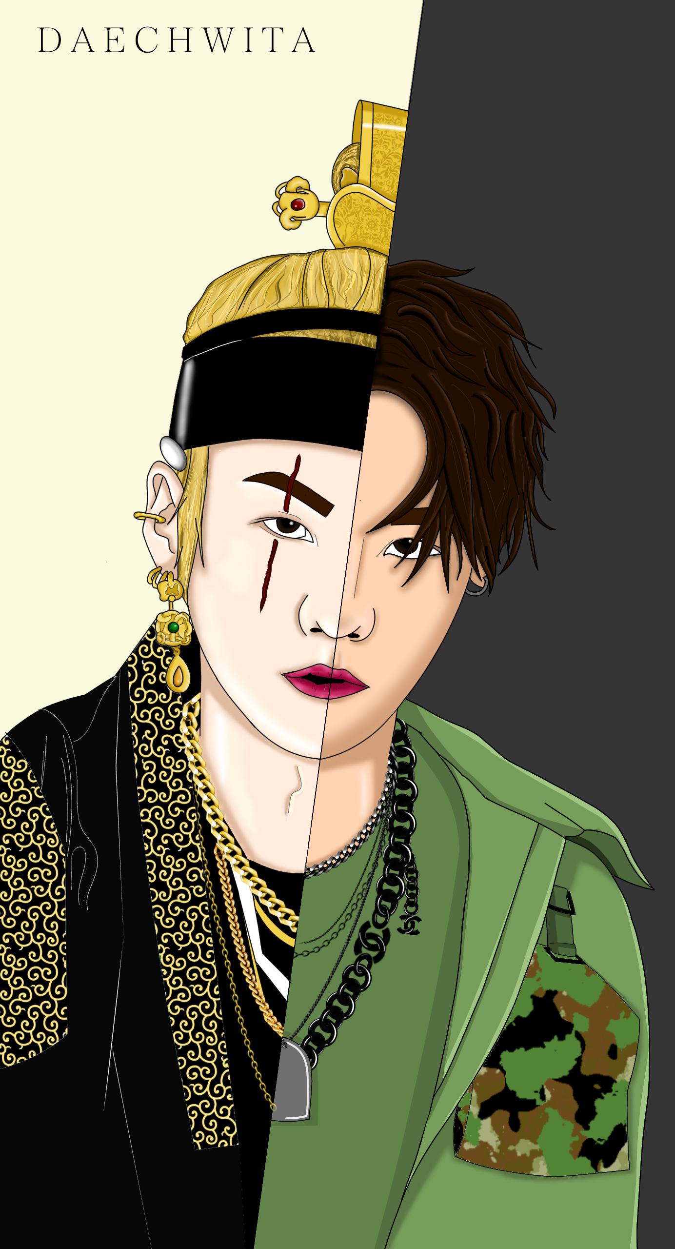 Inspired by the music video of Daechwita by Agust D