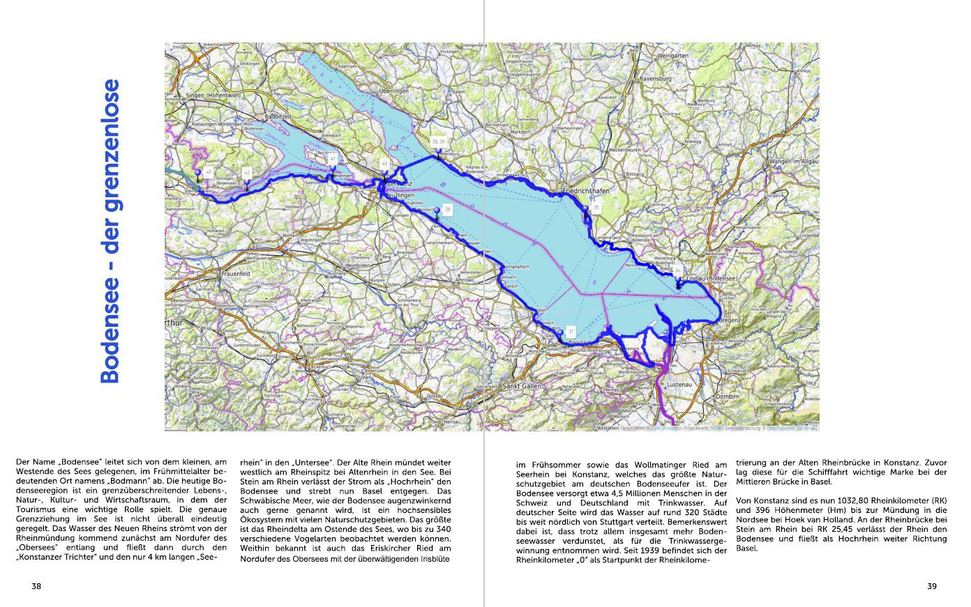 Rhein-Mythos, Bilderreise von den Schweizer Bergen bis zur Nordsee, Bodensee, der grenzenlose