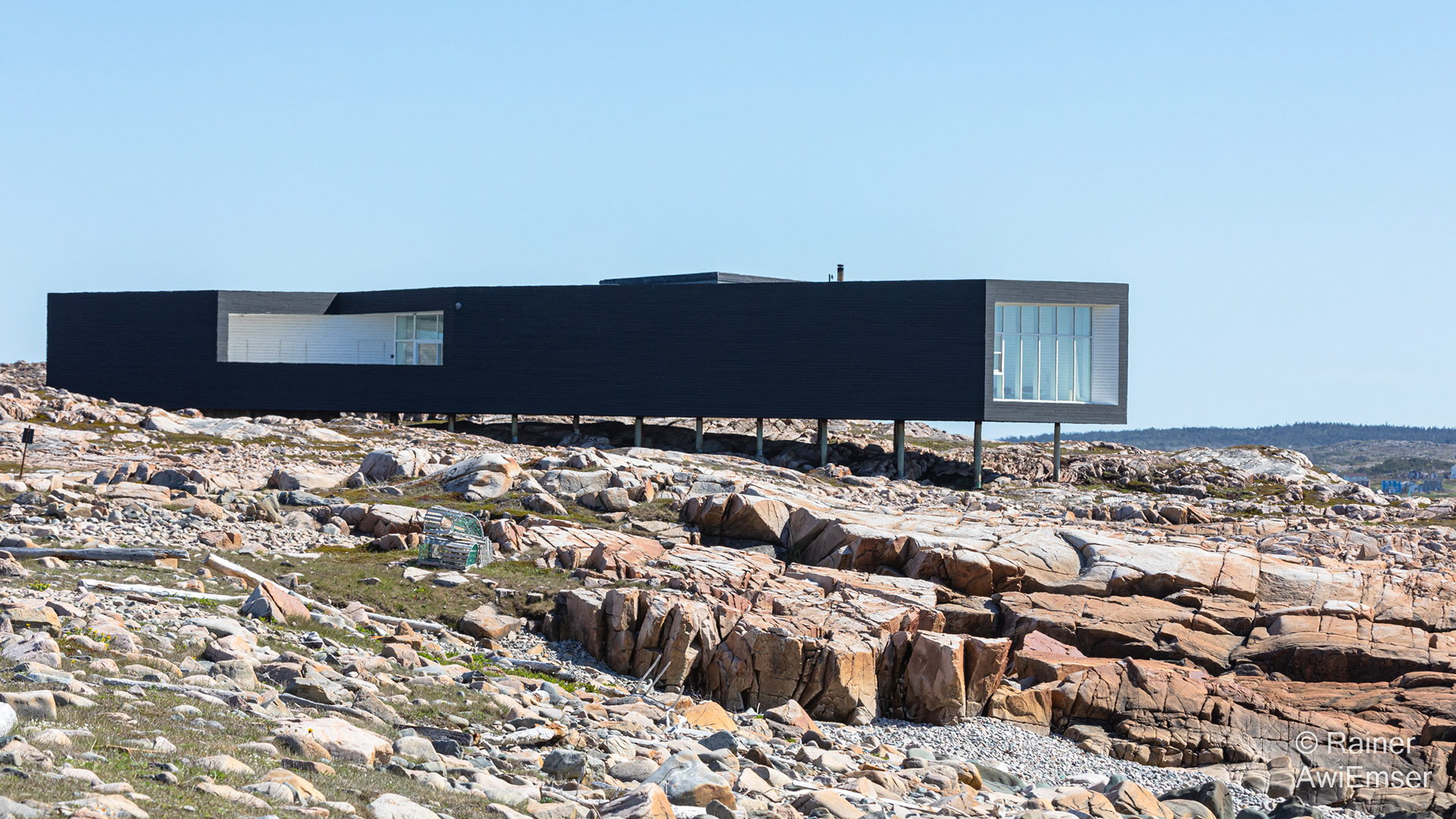Künstler auf Neufundland, Long Studio, raue Küste, Fogo Island