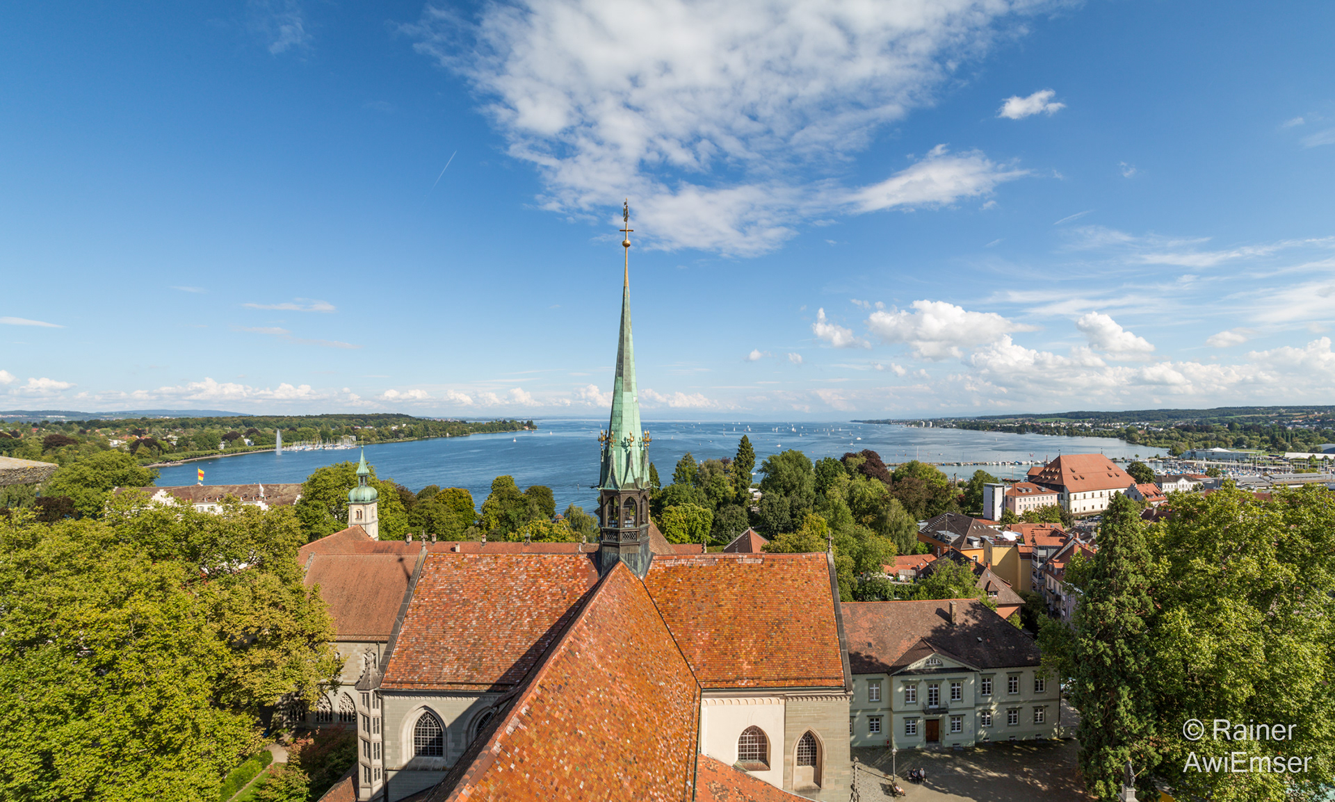 Rhein-Mythos, Bilderreise von den Schweizer Bergen bis zur Nordsee, Konstanz, Konstanzer Konzil, Konstanzer Trichter