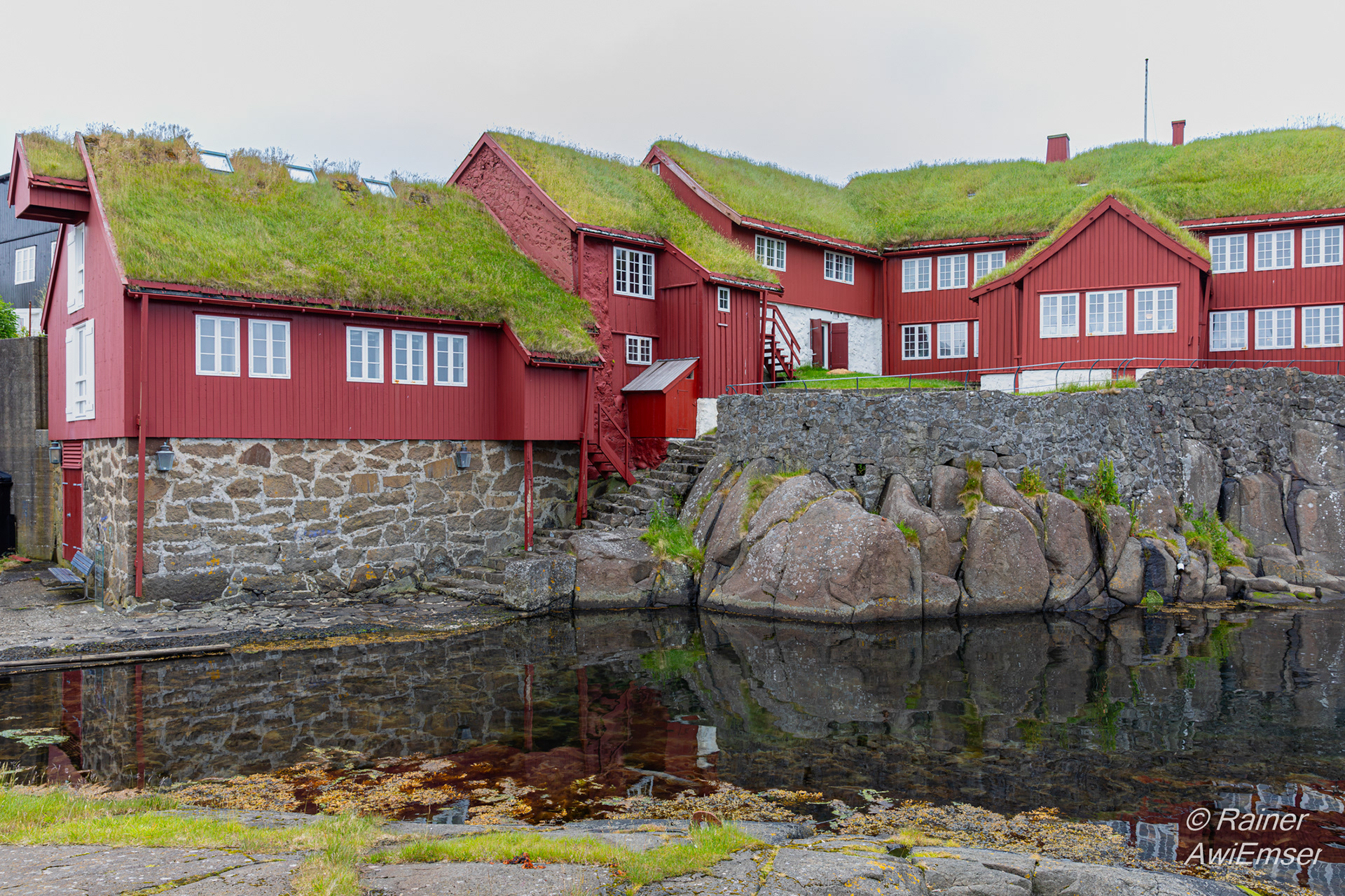 Regierungsviertel Tinganes in der Inselhauptstadt Tórshavn, Färöer
