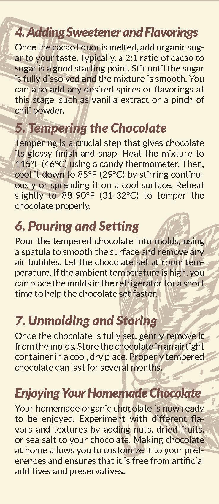 Brochure, World Chocolate Day