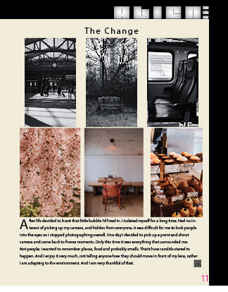 Alien, E-pub Concept. Photography journey themed