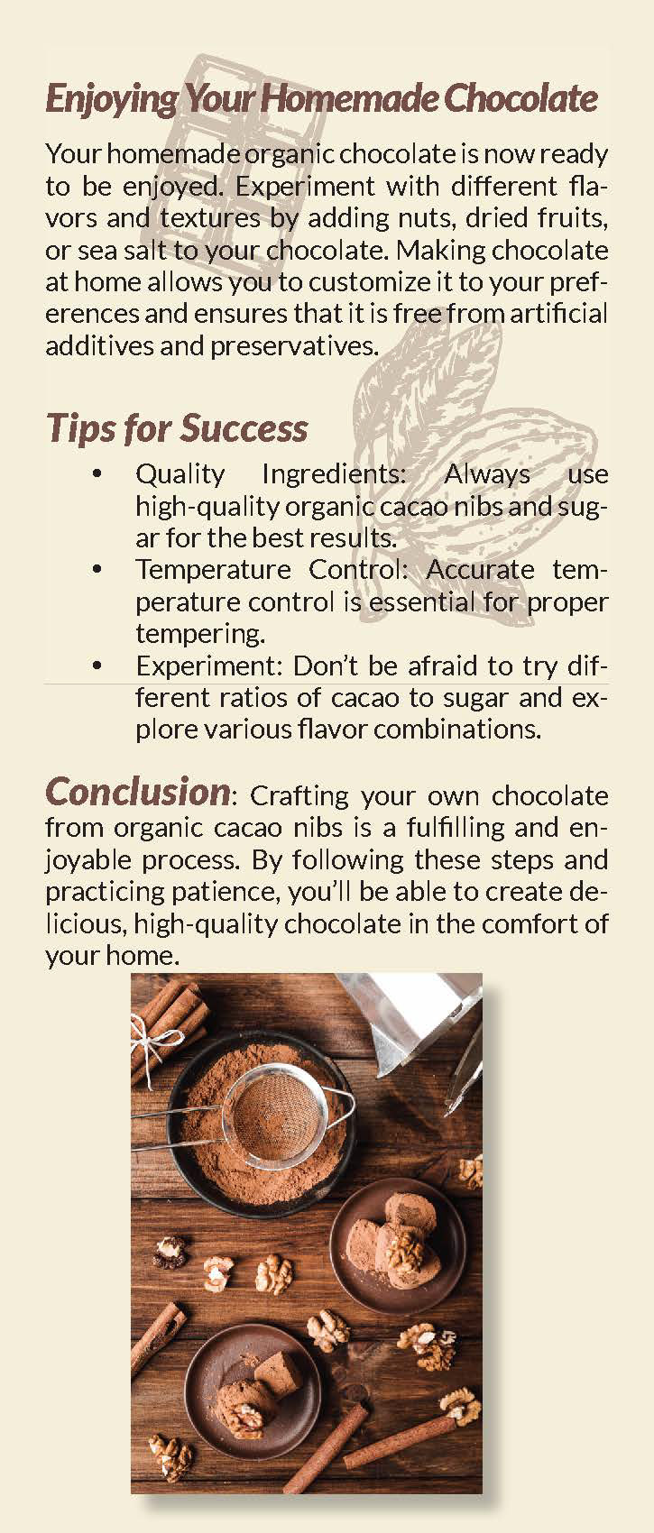 Brochure, World Chocolate Day