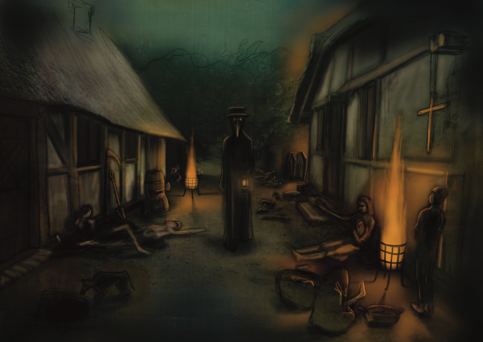 PLAGUE VILLAGE SET