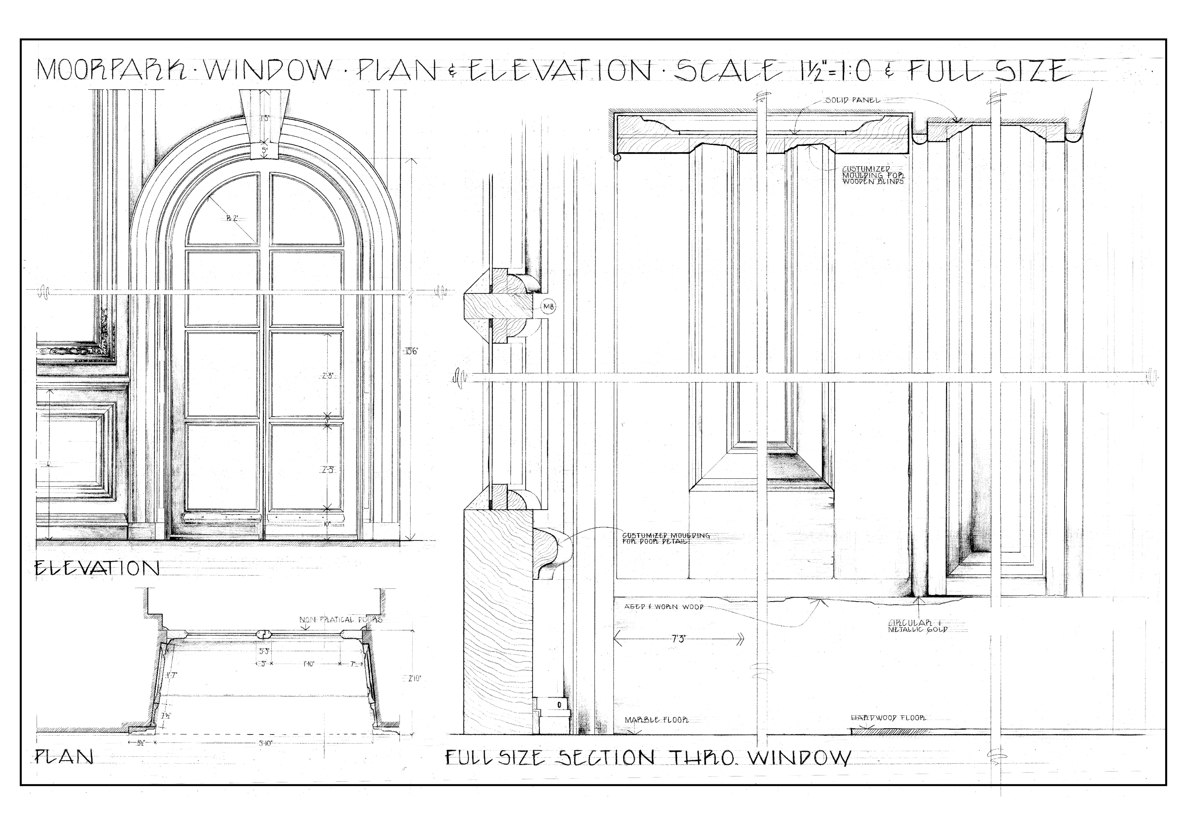 MOORPARK WINDOW DETAIL