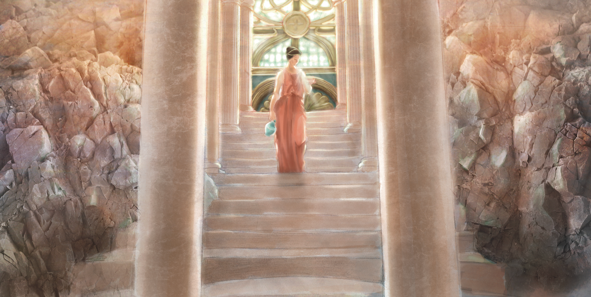 STAIRCASE FOR CIRCE'S BEDROOM