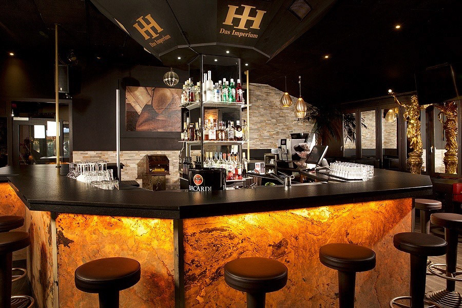 bar bottom backlight