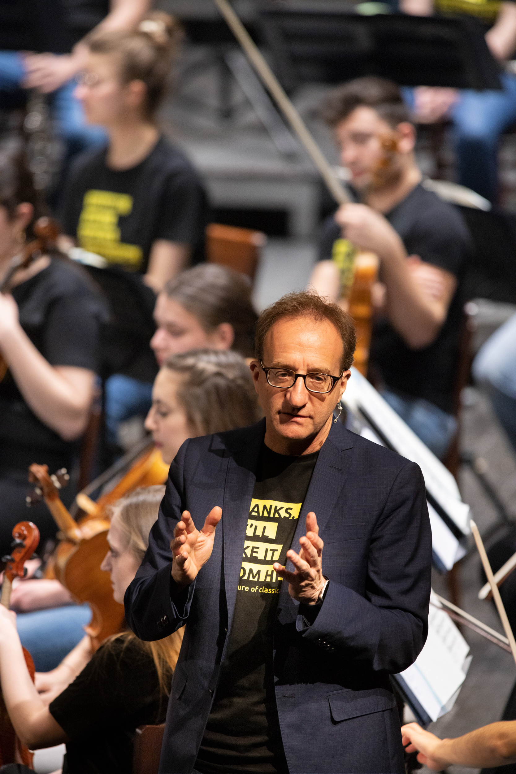 Ferrara Musica - 27-03-2022 - Introduzione al Concerto per Orchestra di B. Bartók - Euyo - Peter Stark, direttore - Foto © Marco Caselli Nirmal