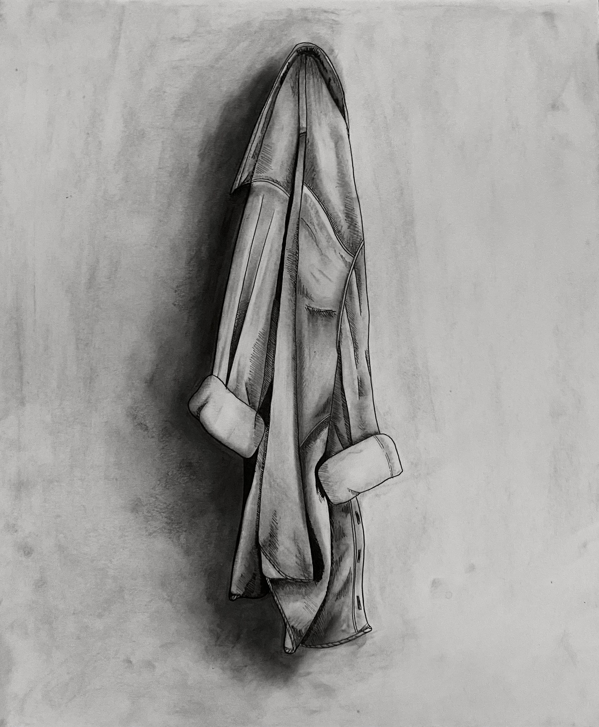 "Monday Morning" | Charcoal & Ink | © Kelsea Hagstrom