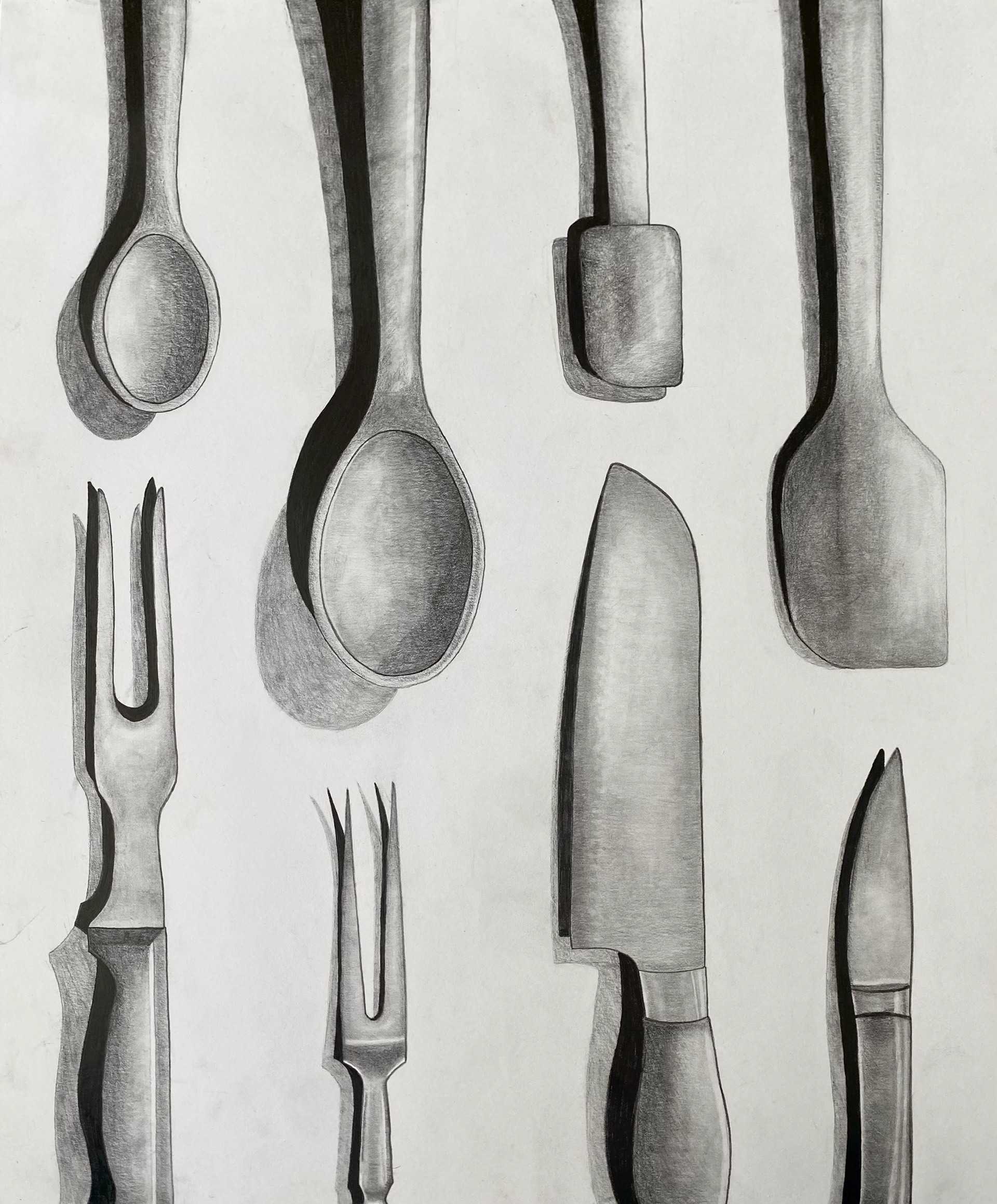 "Study of a Kitchen" | Graphite | © Kelsea Hagstrom