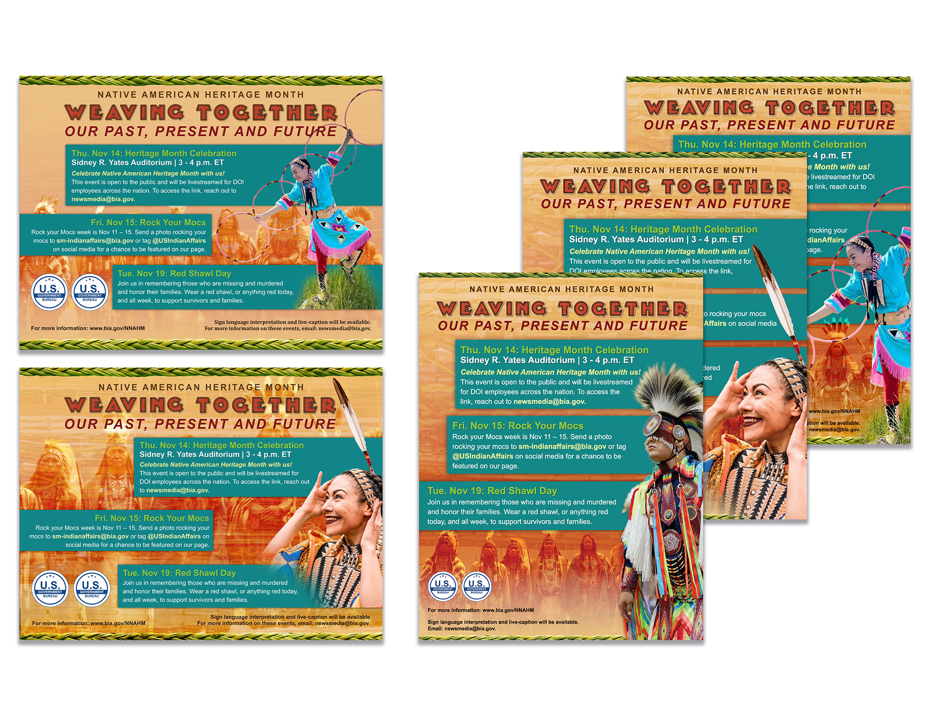 Native American Heritage Month — Event Flyer Series