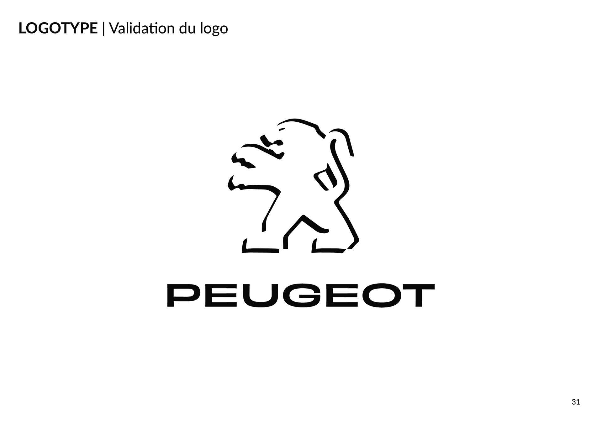 Validation du logotype édition spéciale pour la campagne de communication de la Peugeot e-208 100% électrique. Validation of the special edition logo for the communication campaign of the 100% electric Peugeot e-208.