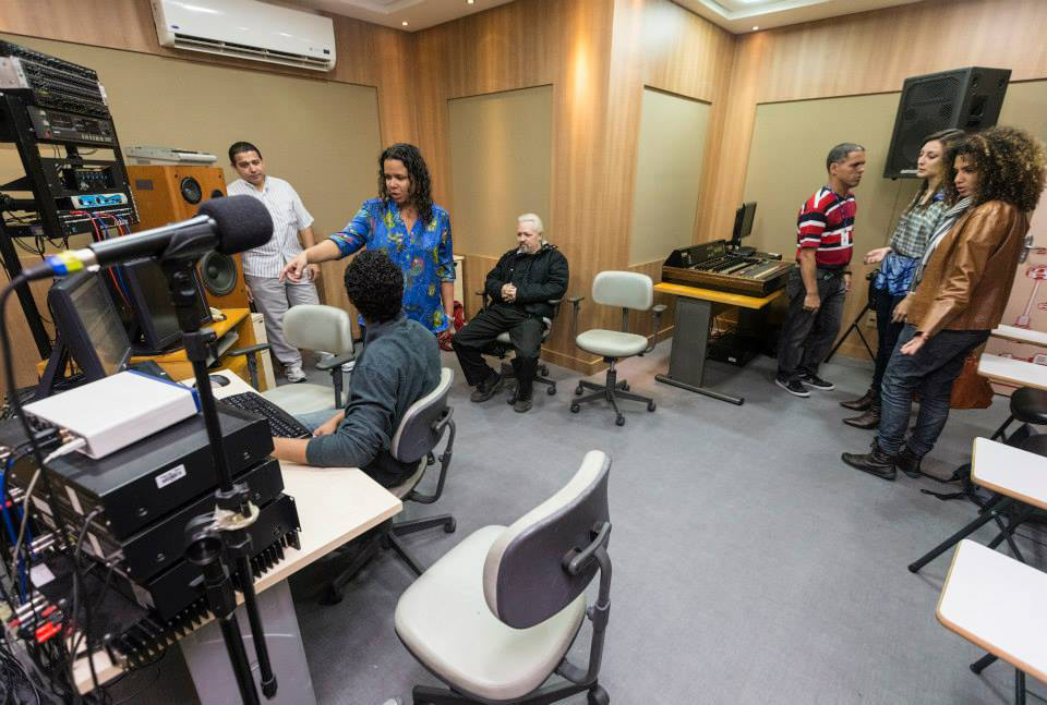 Aula de Operador de Áudio - Senac RJ