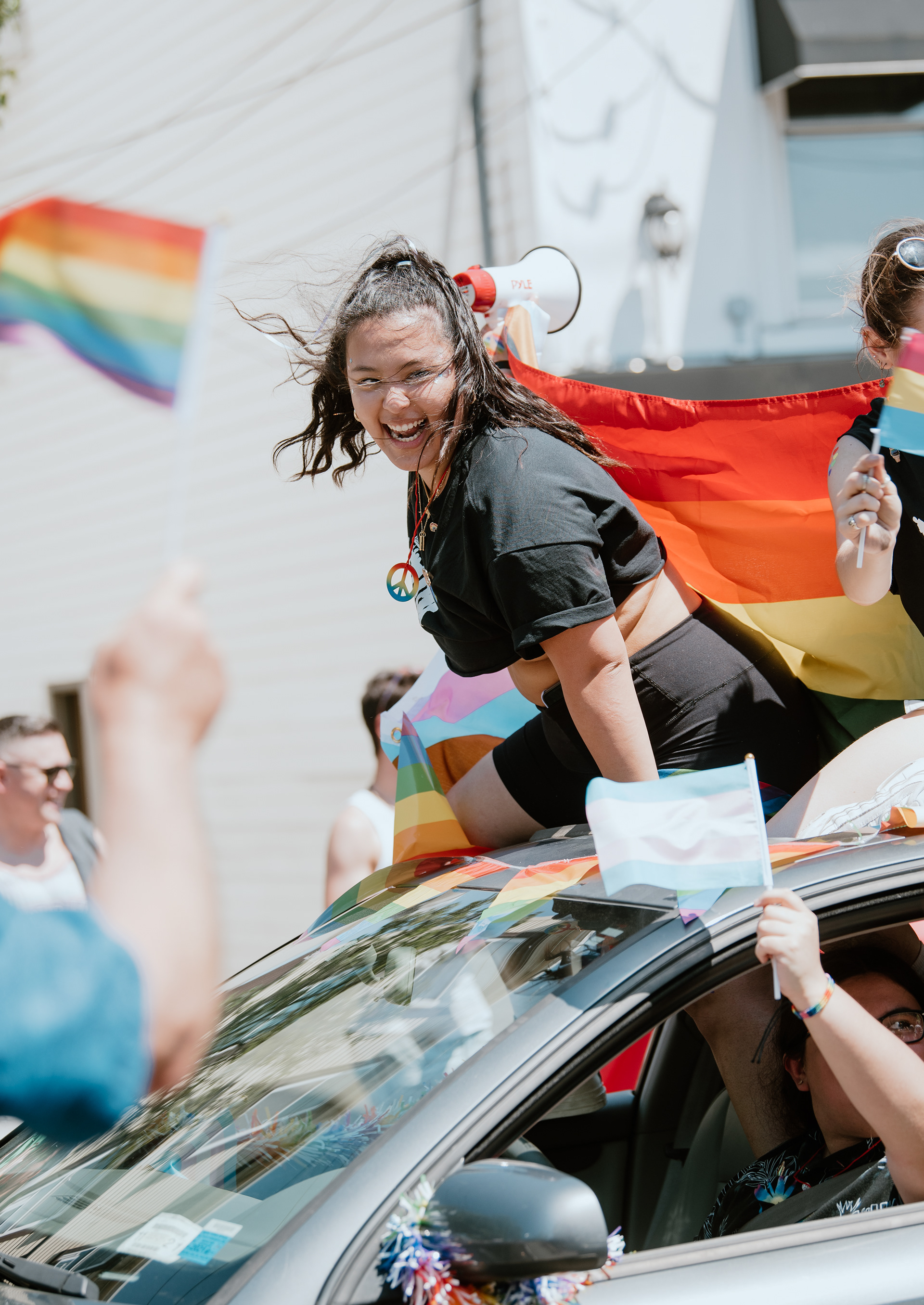 Hundreds of attendees celebrated the town of Babylon’s annual Pride Parade on June 6, 2021, as colorful floats made their way down Deer Park Avenue.