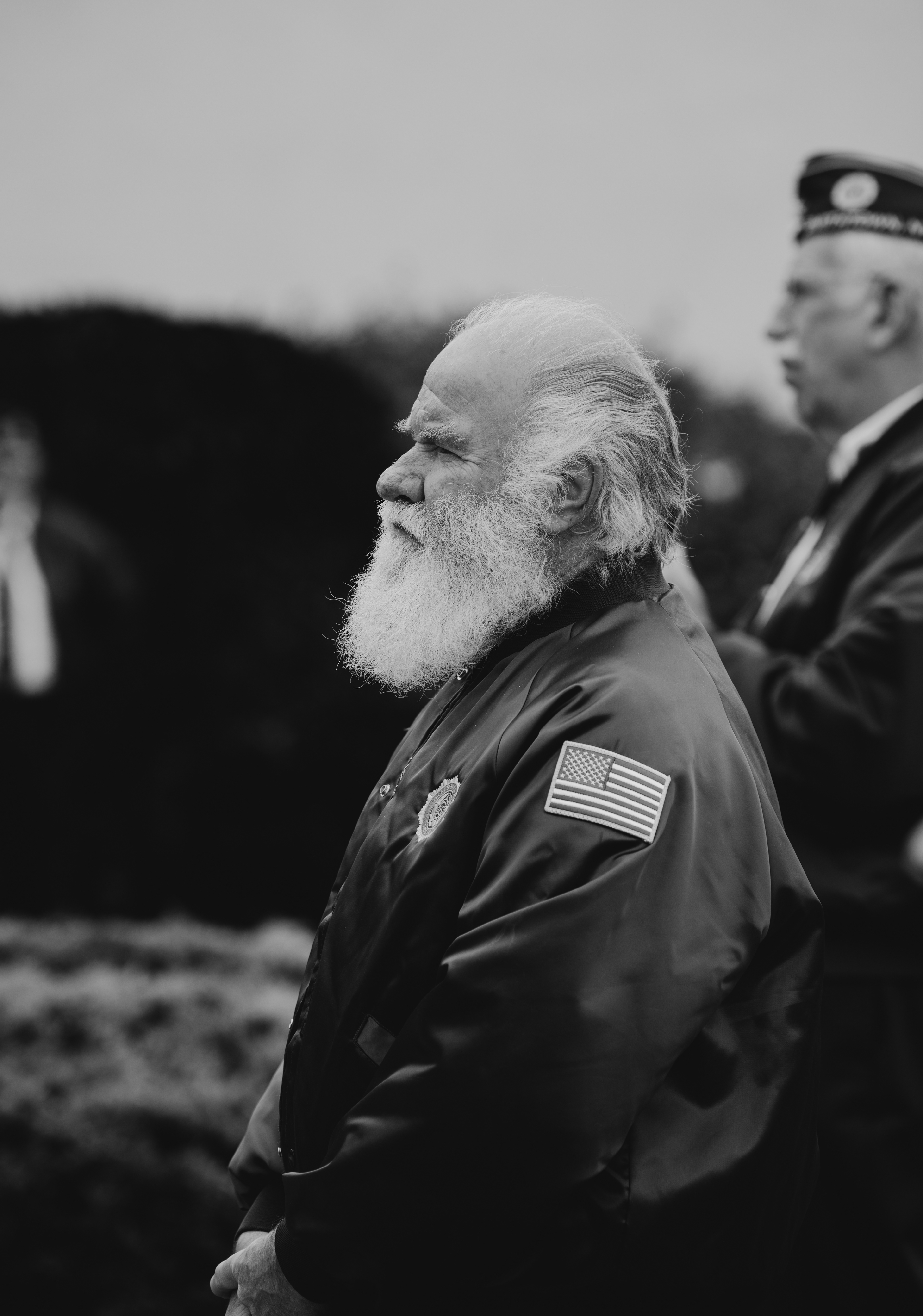 Community members, local public officials, and United States Military Veterans gathered for a Memorial Day service at the Smithtown Town Hall in Smithtown, NY, on May 31, 2021, in an effort to remember and commemorate all of the men and women who lost their lives while serving in the U.S. Military. 