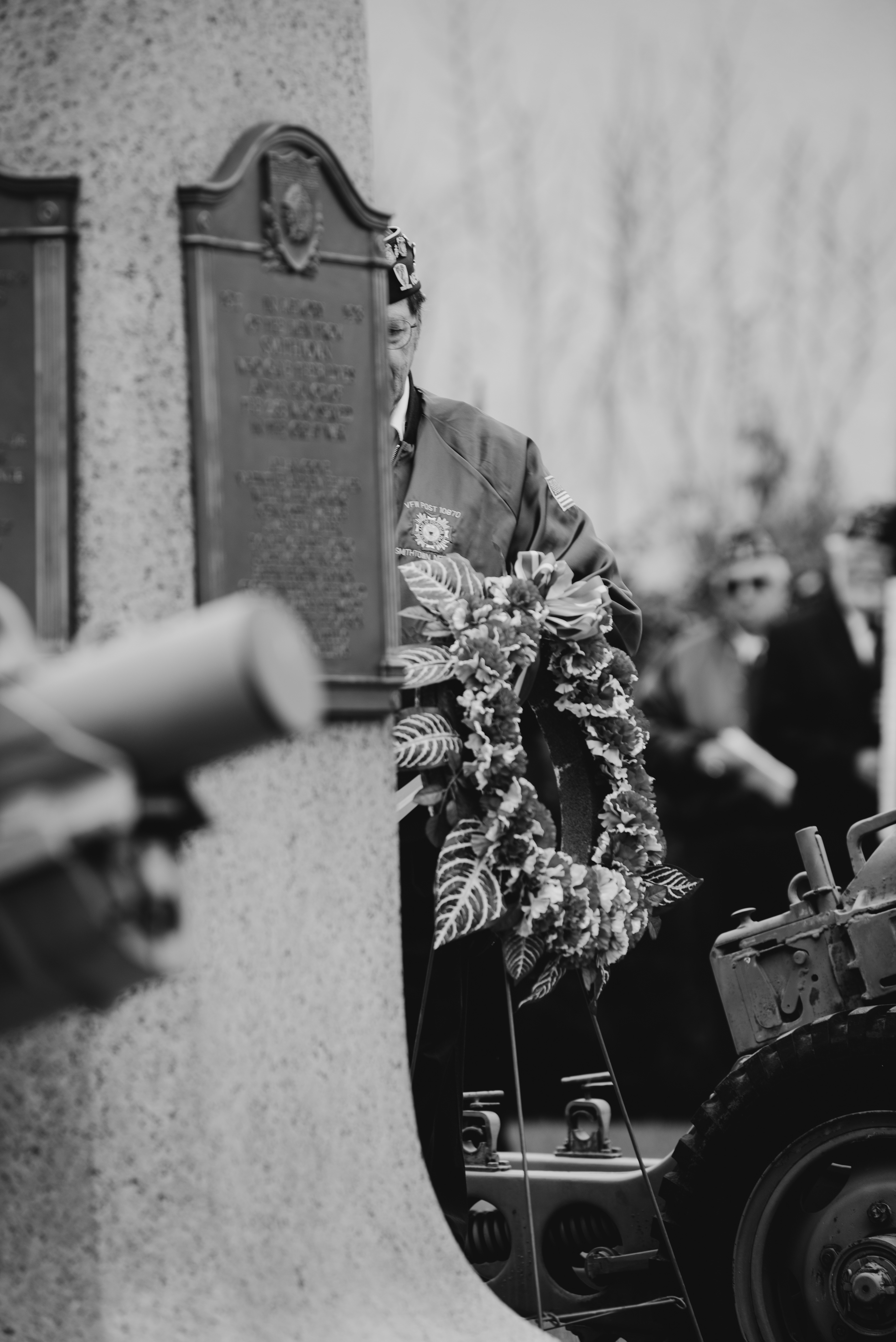 Community members, local public officials, and United States Military Veterans gathered for a Memorial Day service at the Smithtown Town Hall in Smithtown, NY, on May 31, 2021, in an effort to remember and commemorate all of the men and women who lost their lives while serving in the U.S. Military. 