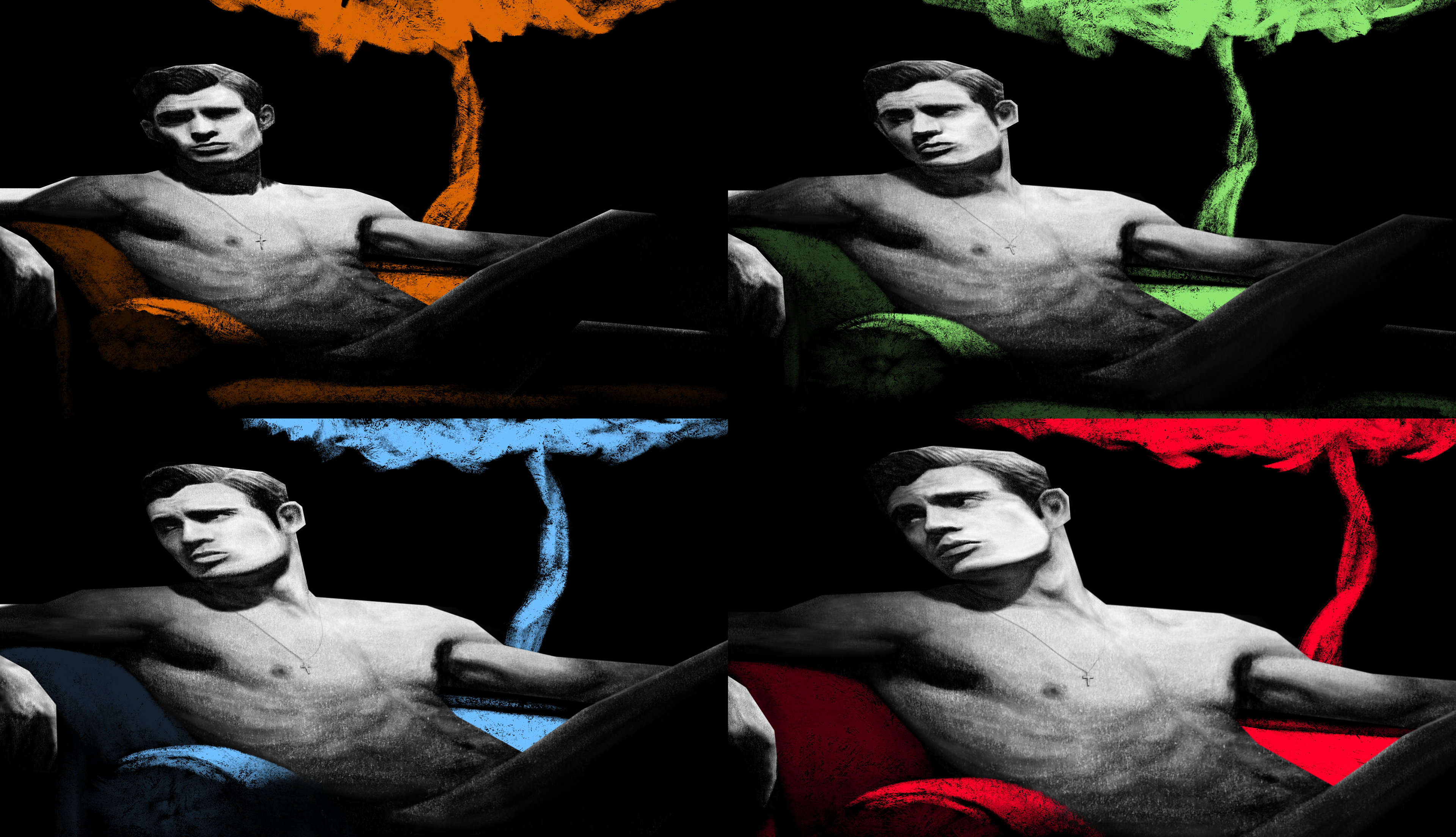 four studies of david corenswet (2025)