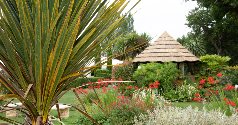 Perfectly maintained gardens