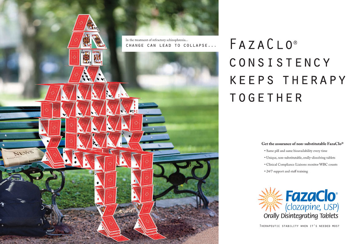 Late stage schizophrenia patients are the most fragile and need a support system