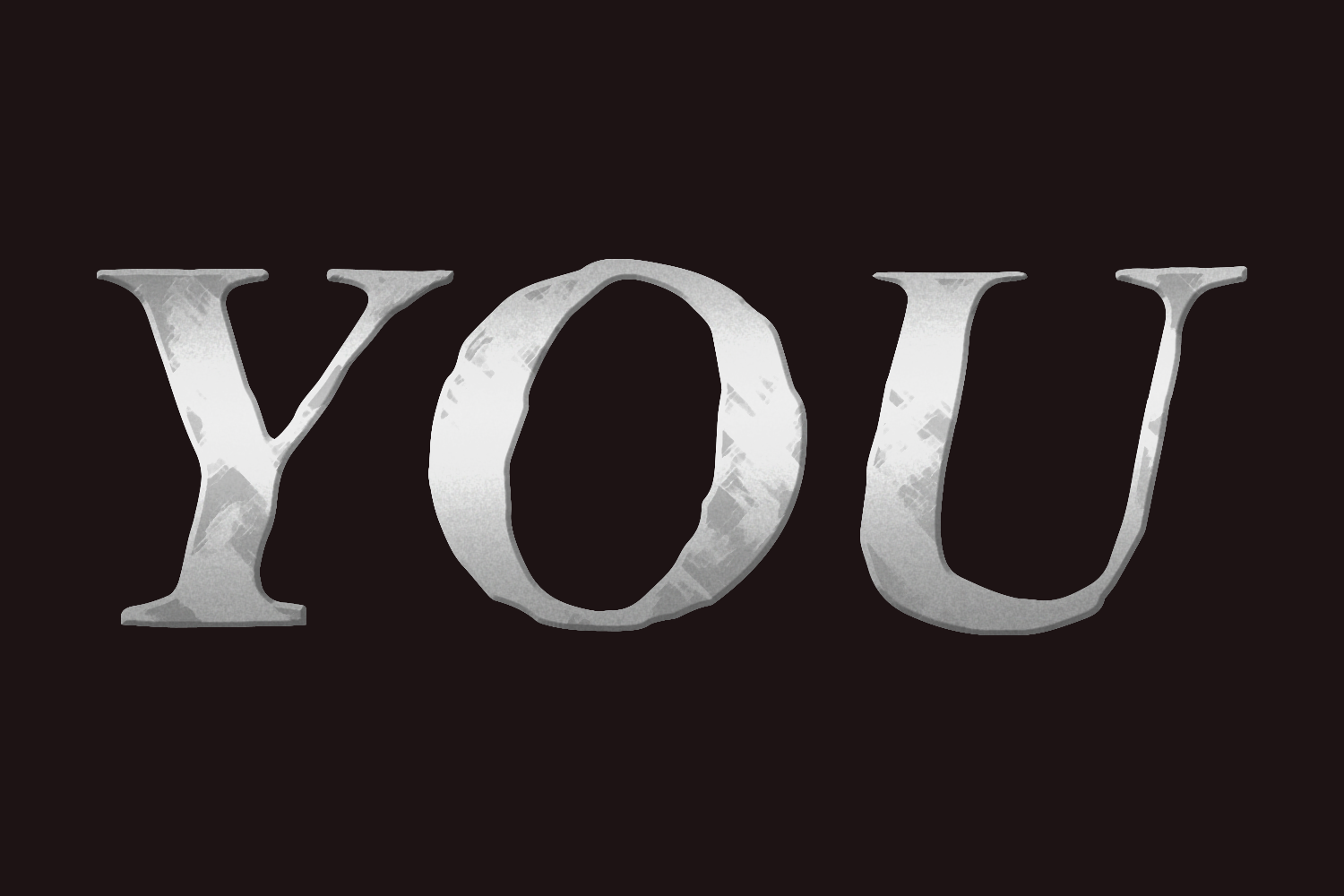 You Logo Redesign Silver