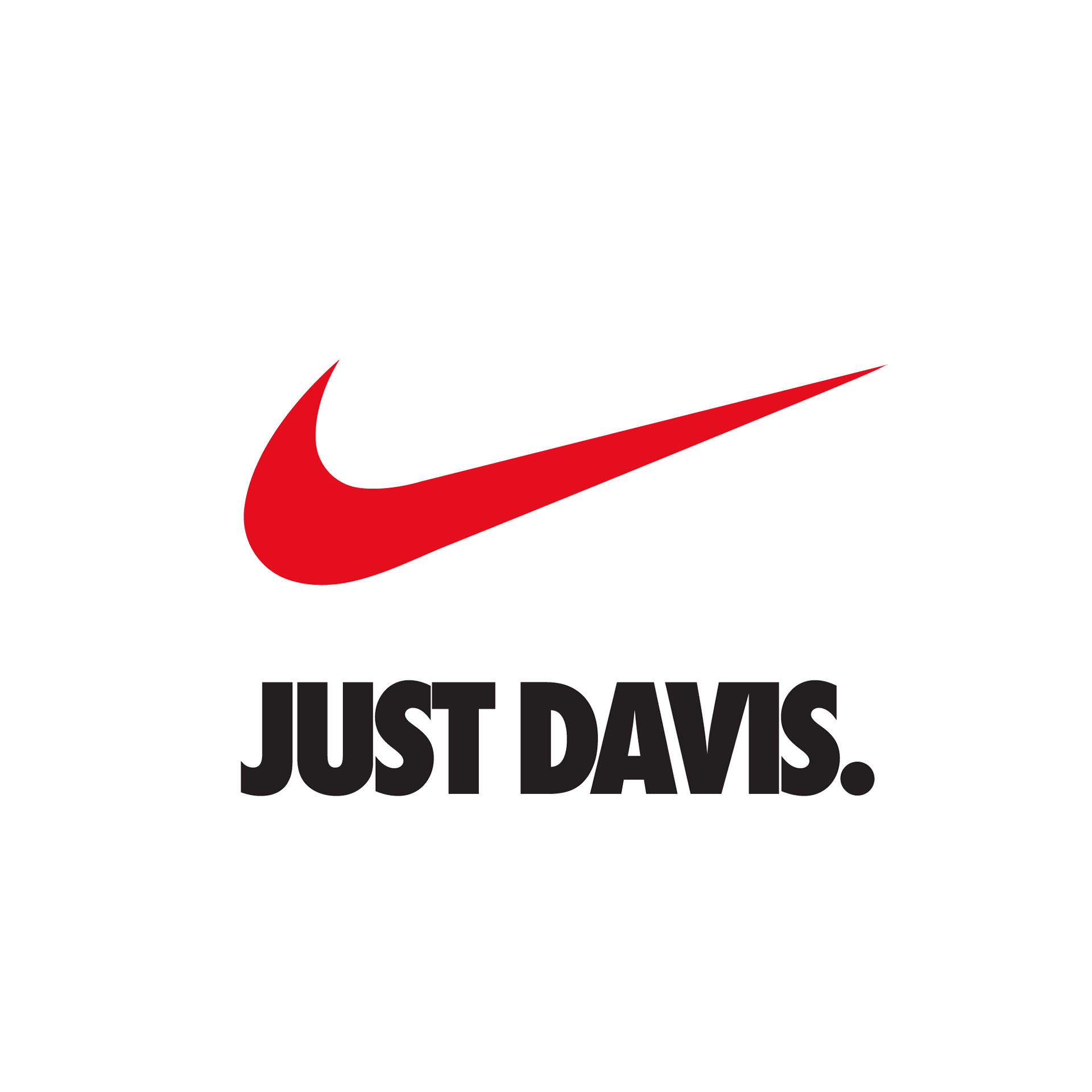 Logo for Davis' Nike-themed Bar Mitzvah