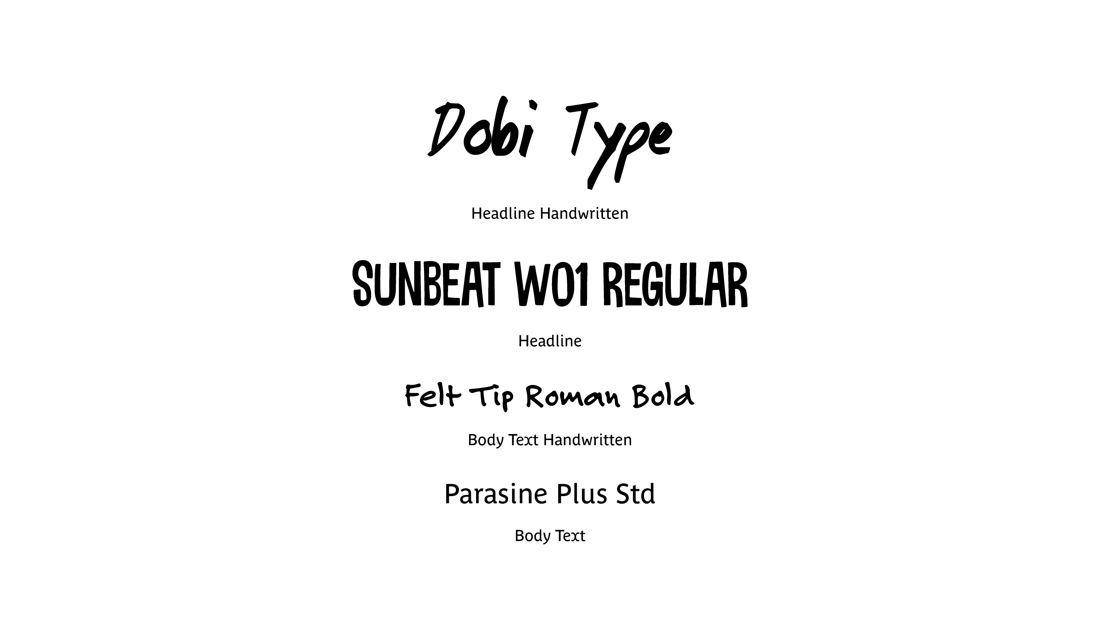Fonts in Use