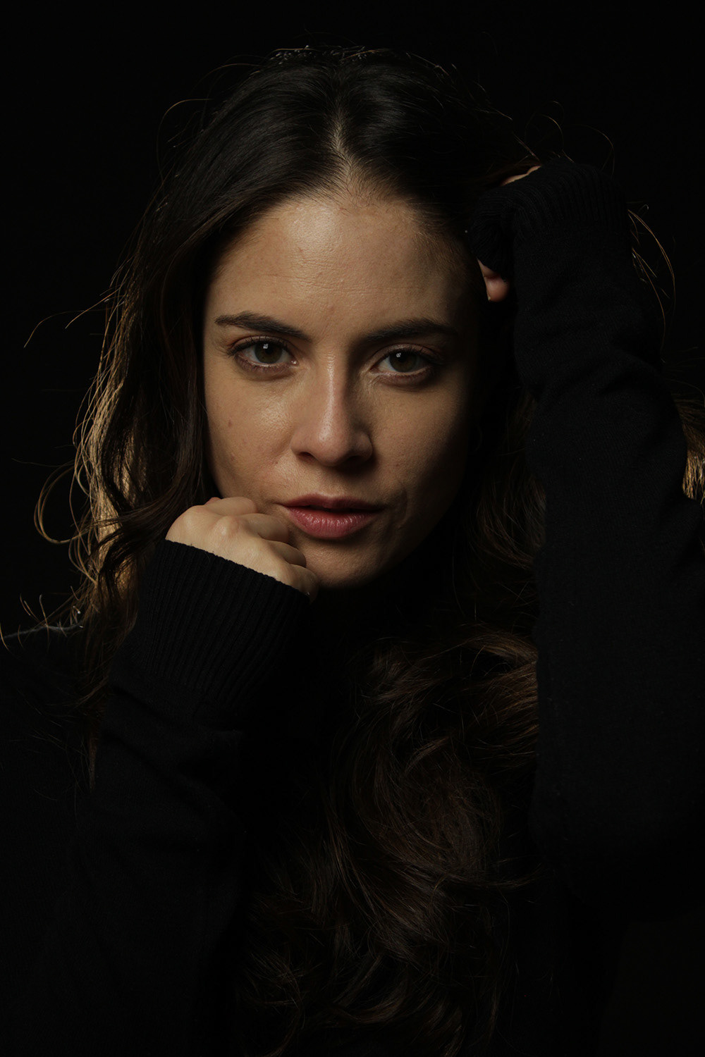 Ejercicio: Retrato con iluminacion loop // Alumna: Andrea Aragon