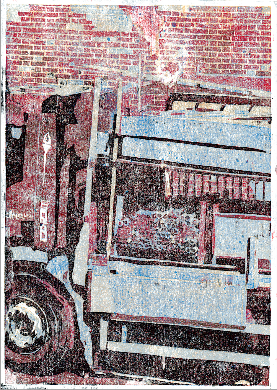 Scaffolding Van colour study
