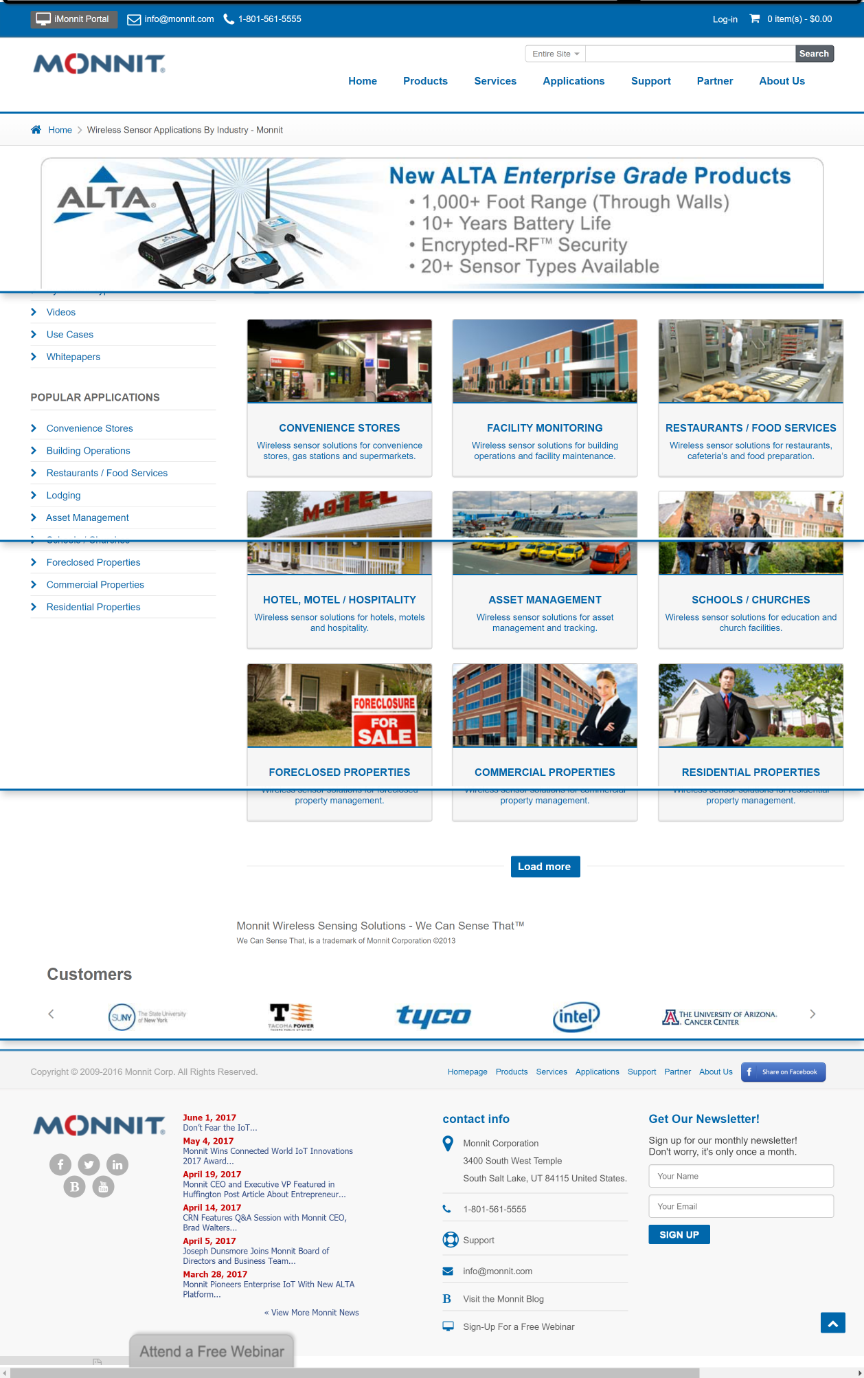 2017 Applications page