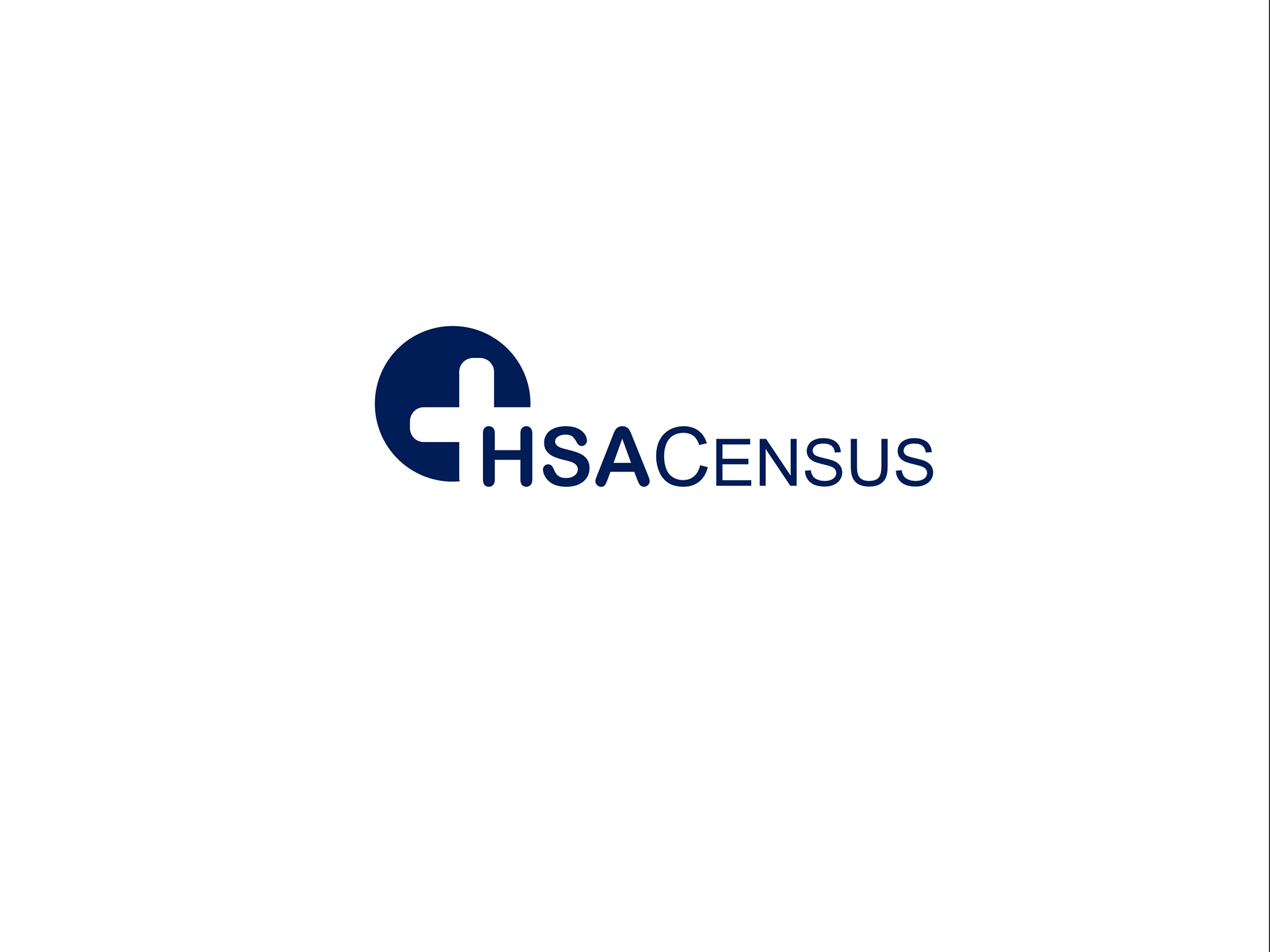 Logo Option for a company called HSA Census. This company works in the Health Savings Account market to bring together all market players and in essence "take a census" of the market