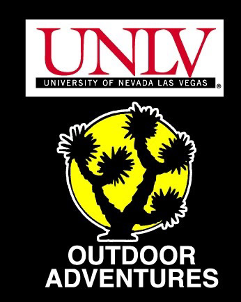 Located in Las Vegas Nevada, the University of Nevada Las Vegas offers an Outdoor Recreation program for both the school population and the community at large. The Joshua Tree and Setting Sun imagry are common in the Southwest and specifically the environs of Las Vegas.