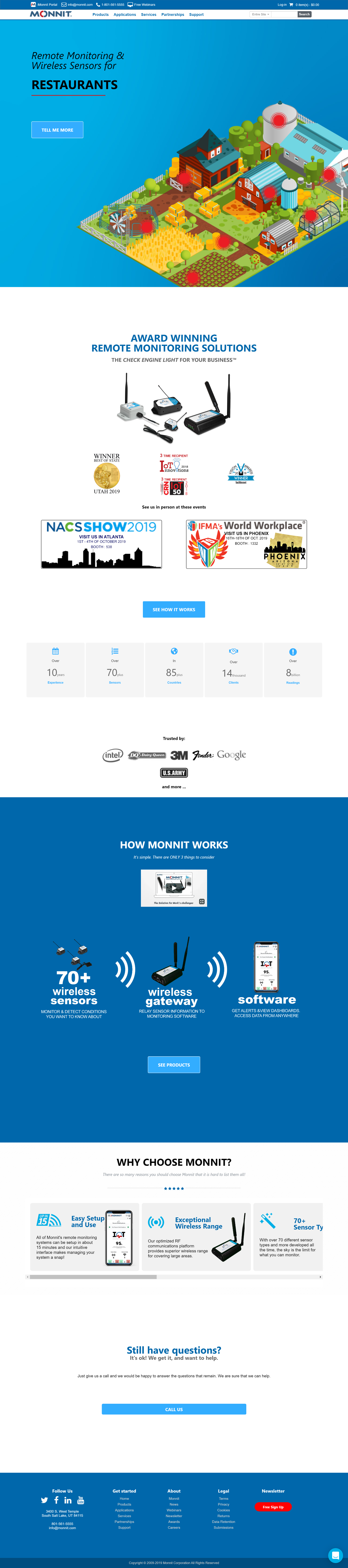 2019 site homepage design