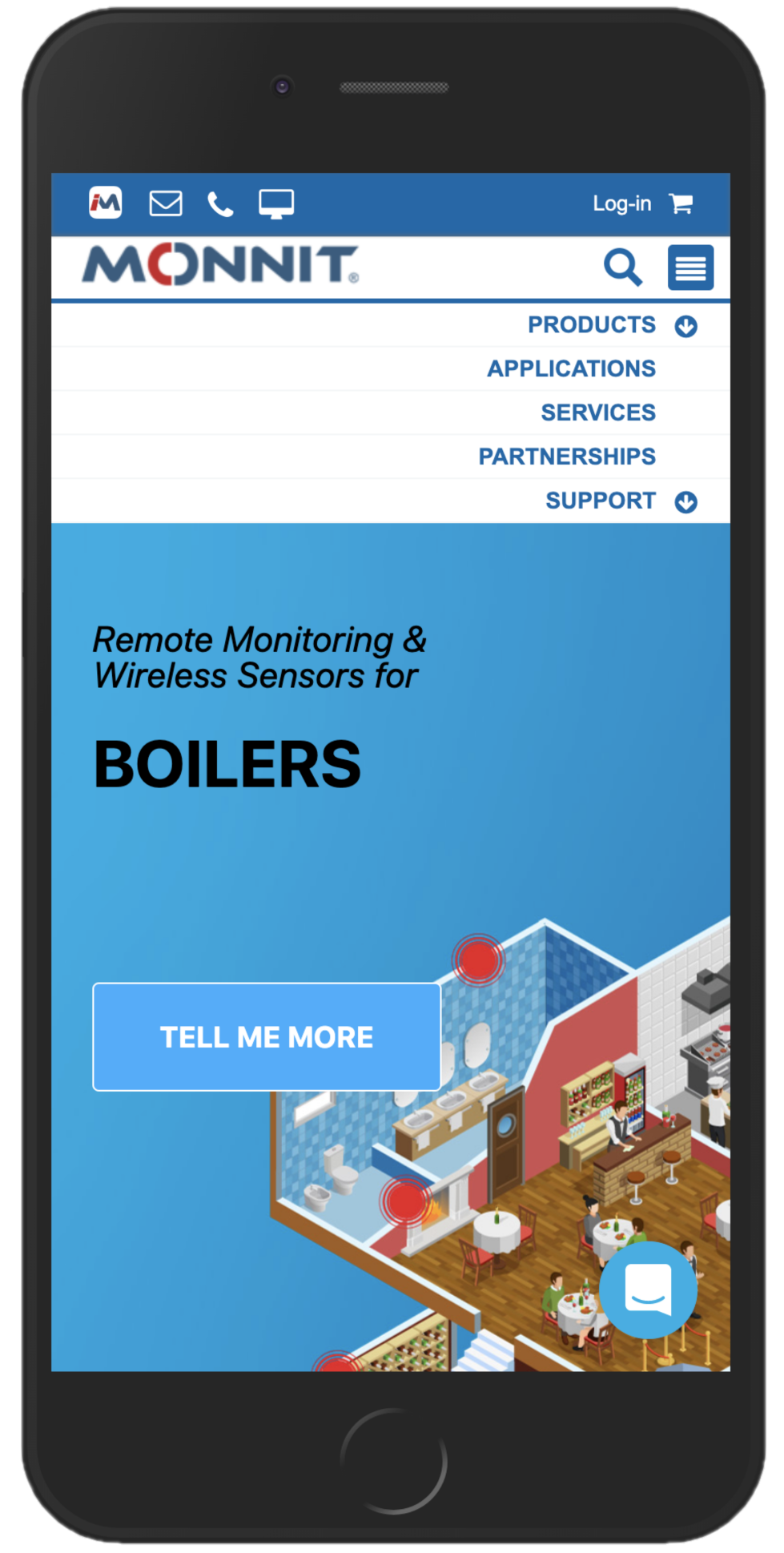 Homepage showing dropdown menu which is now in the process of being replaced for something more modern and user friendly.
