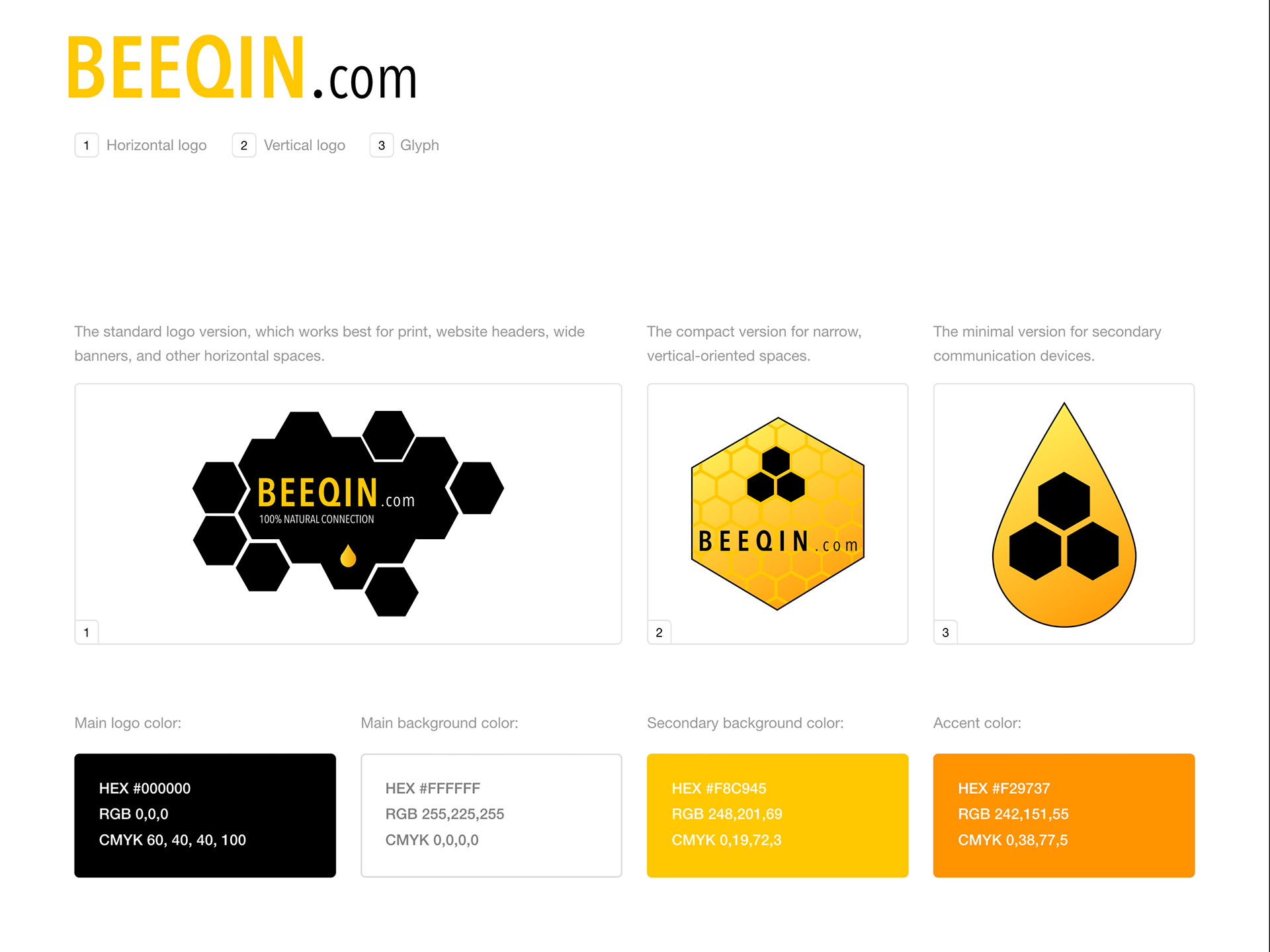 Logo package for technology startup. This startup is based in Utah and the name plays on the fact that Utah is known as the Beehive State.