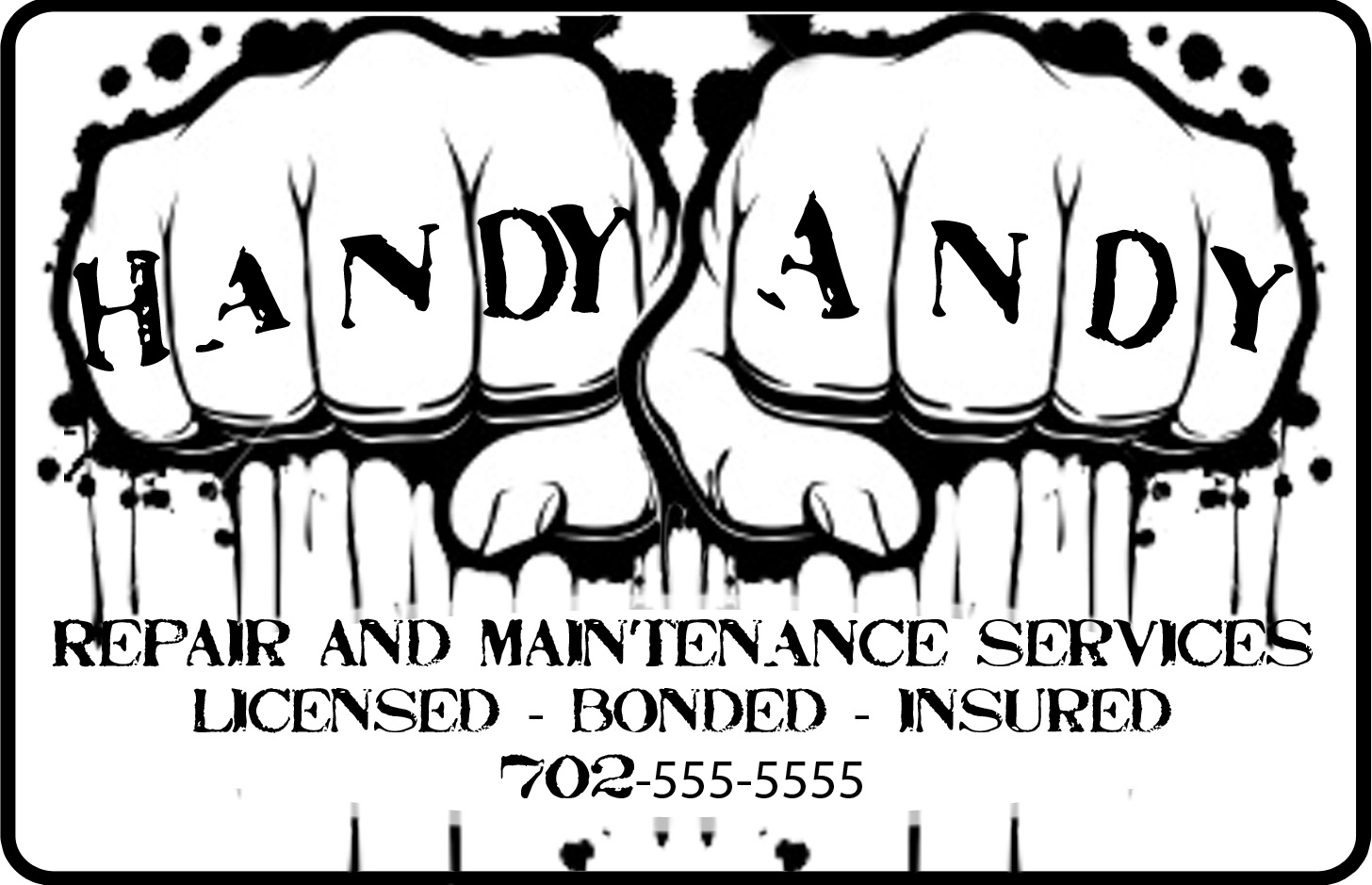 Logo concept #2 for a handyman named Andy